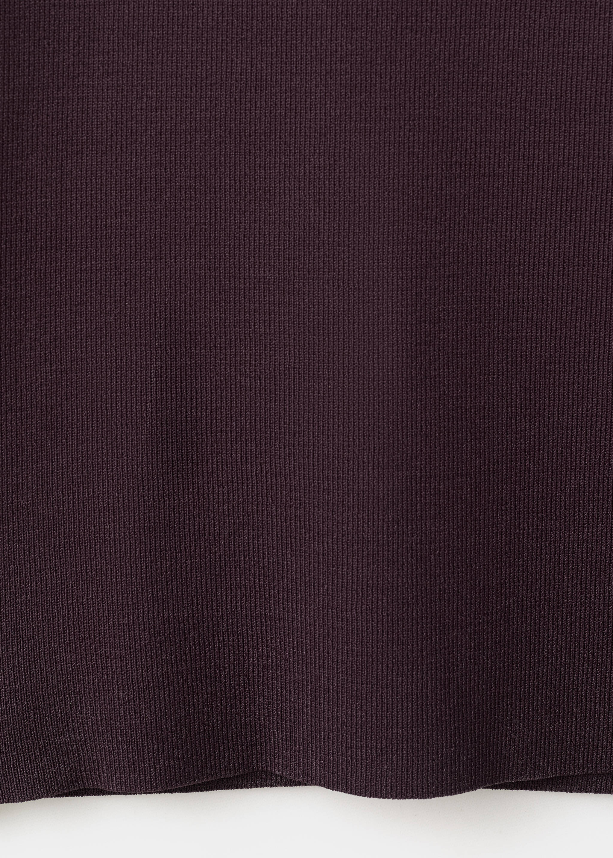 Knit trousers with mid-rise - Details of the article 0