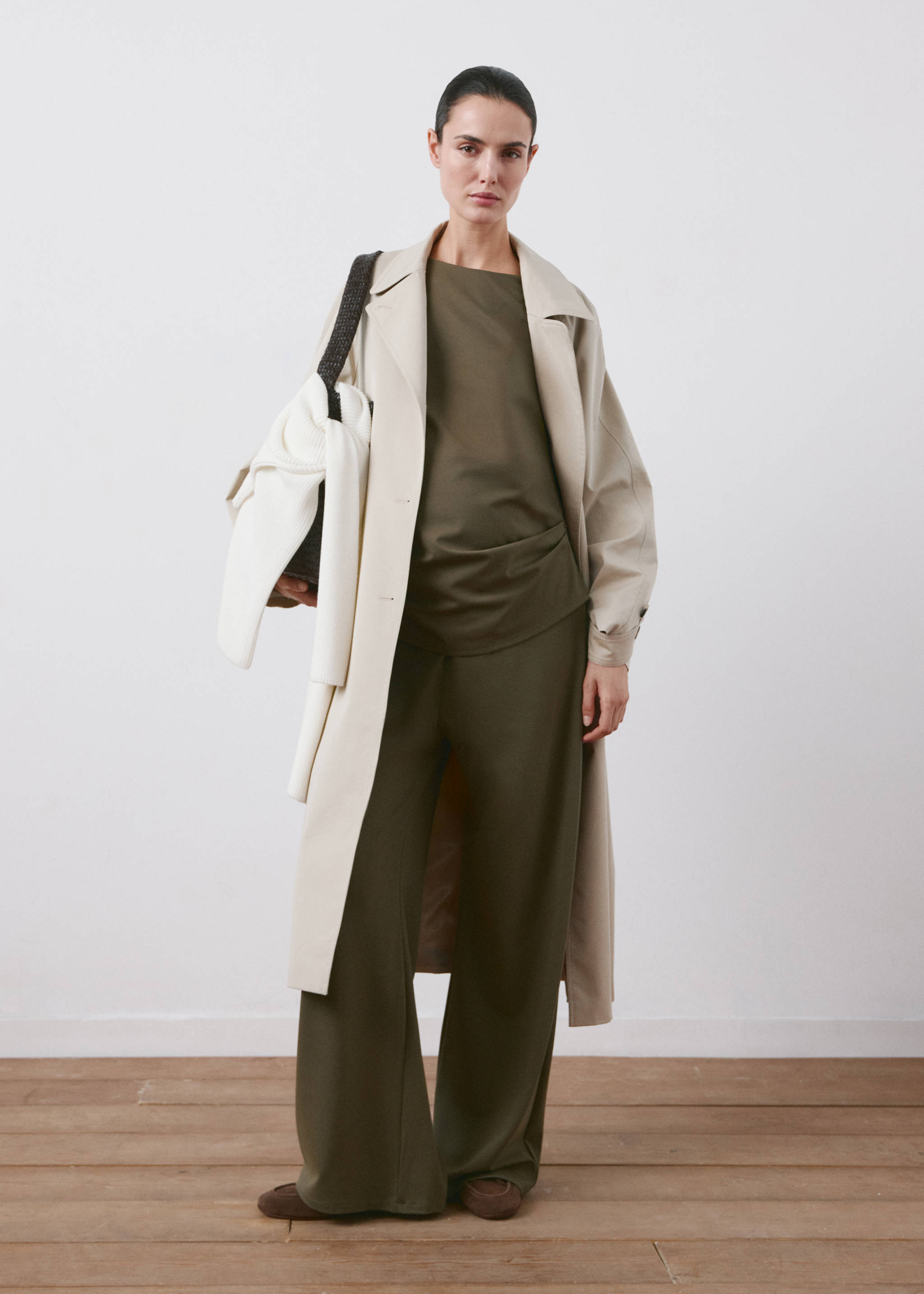 T-shirt à fronces grossesse - Plan général