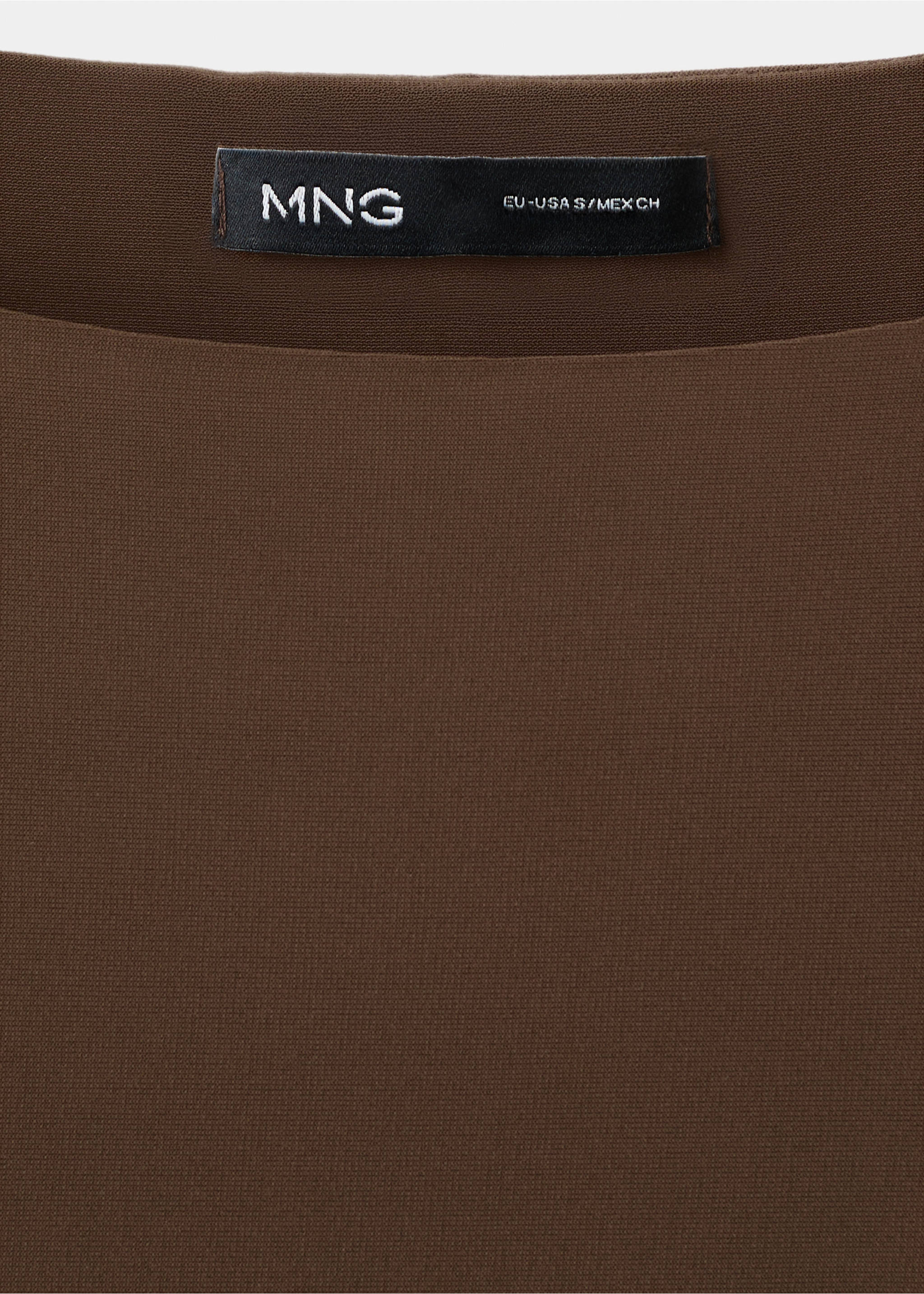 Blusa de manga a três-quartos - Pormenor do artigo 8, Castanho. Ref: 27055838-00.