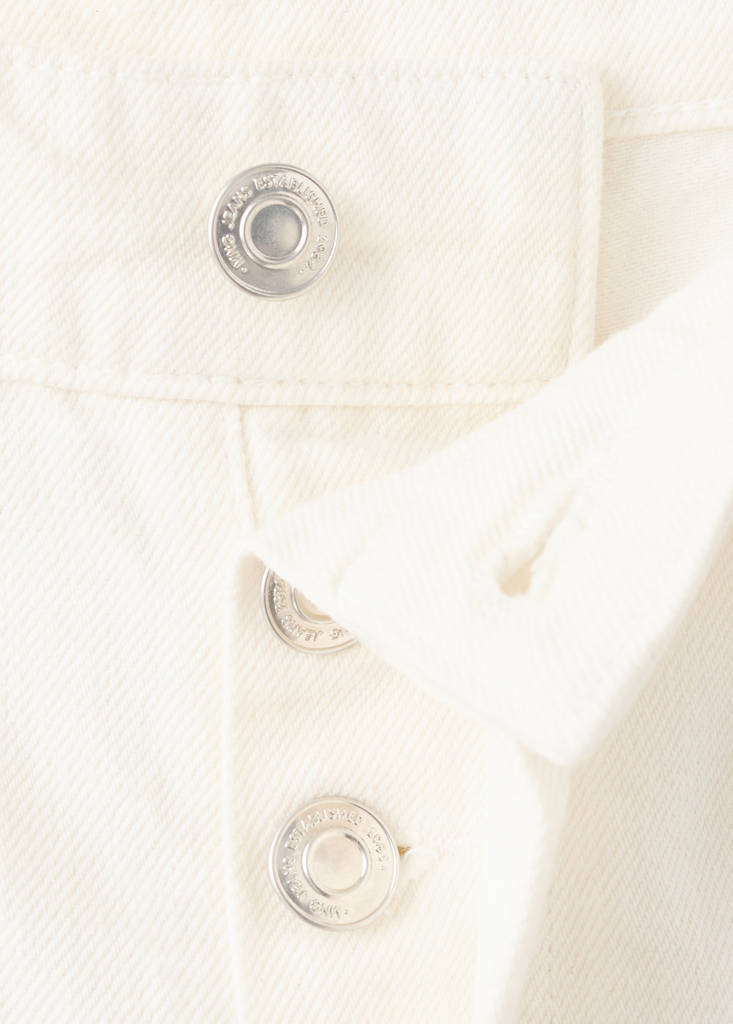 Low-rise balloon jeans — White
