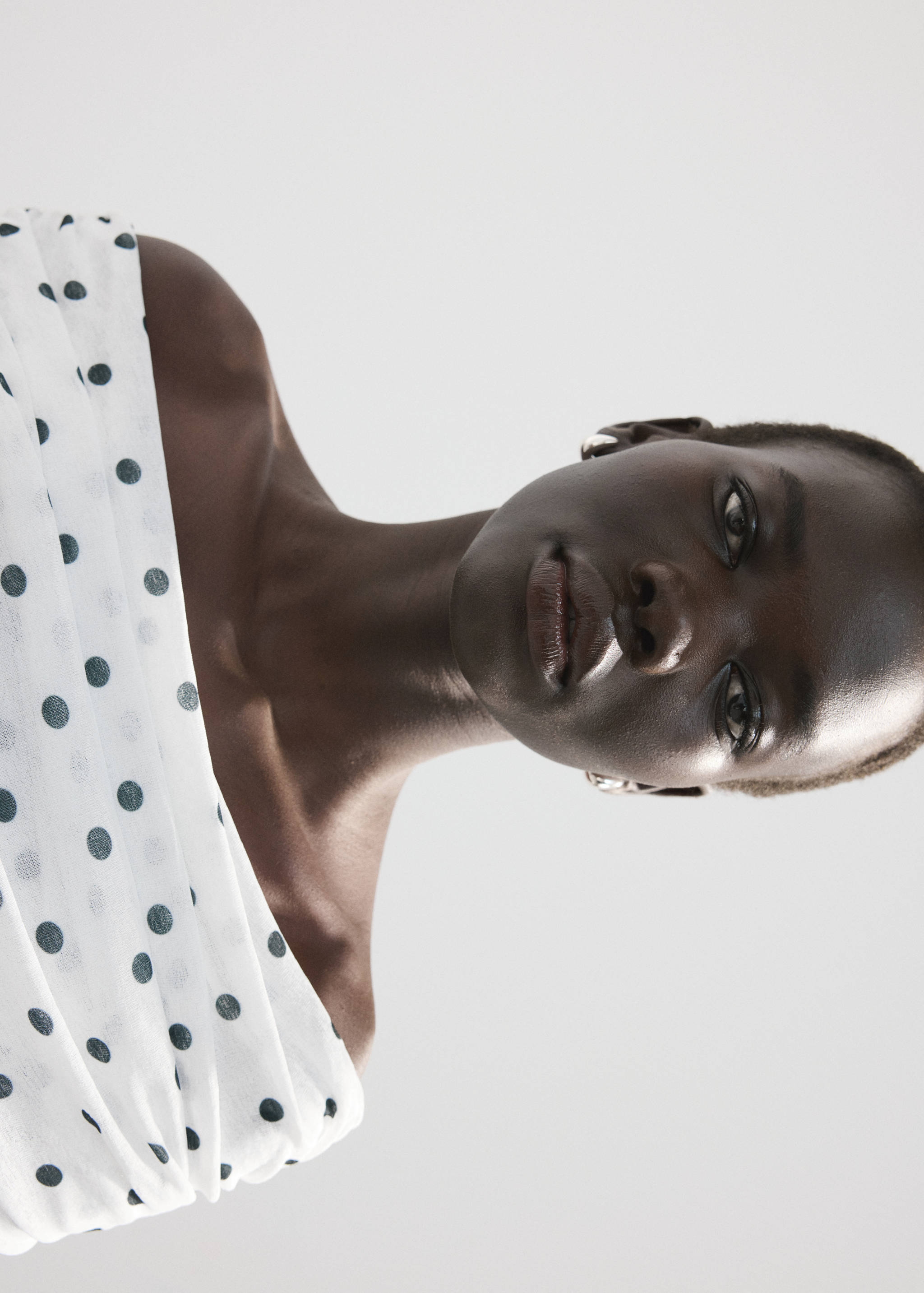 Robe à pois bustier - Détail de l'article 1