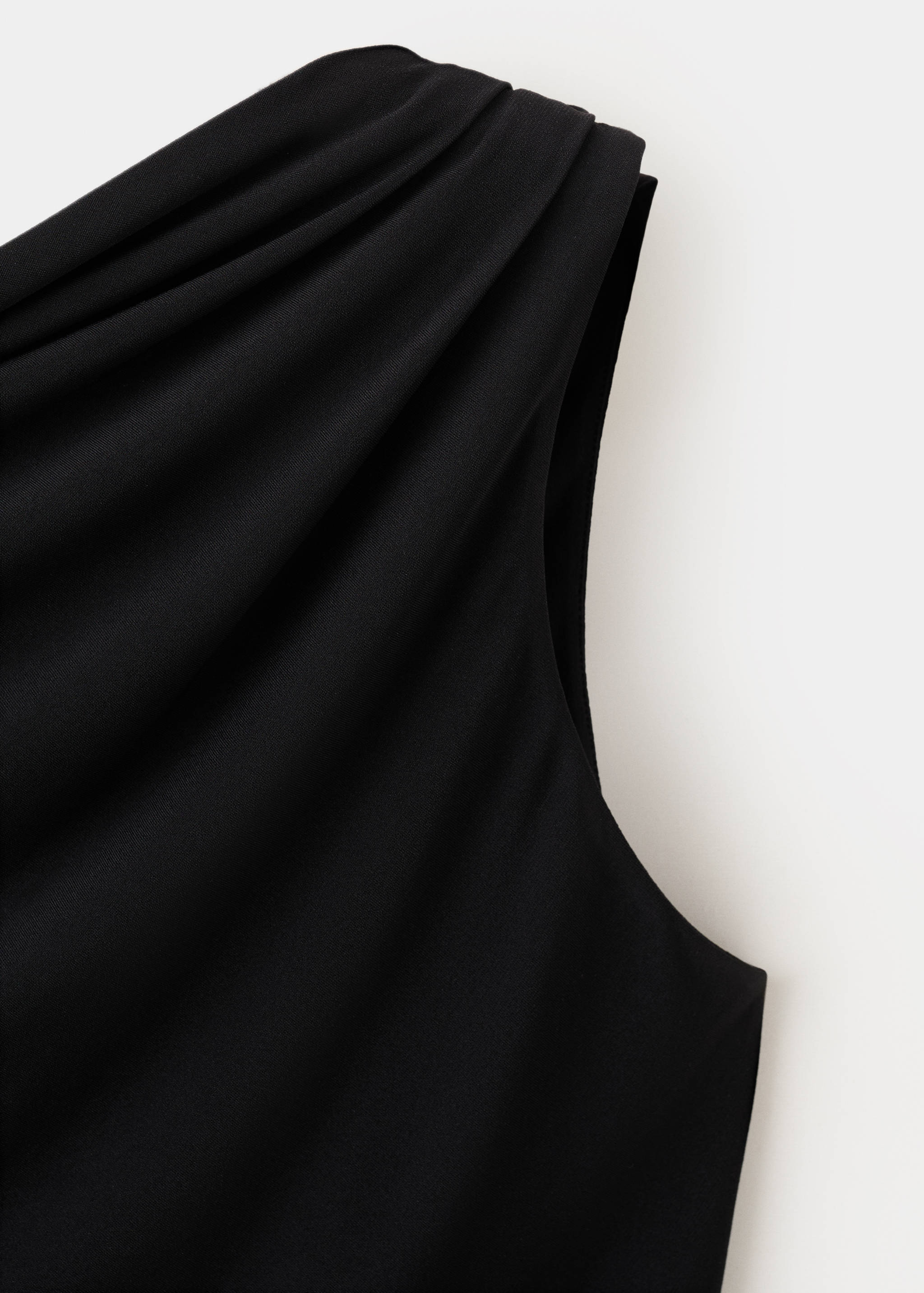 Asymmetrical dress with side slit - Details of the article 8