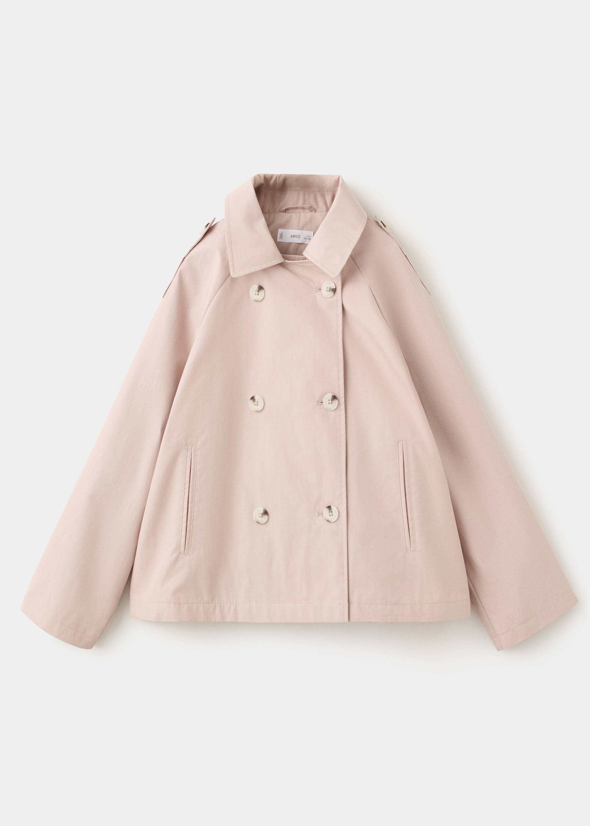 Тренч с двубортной застежкой - Изделие без модели