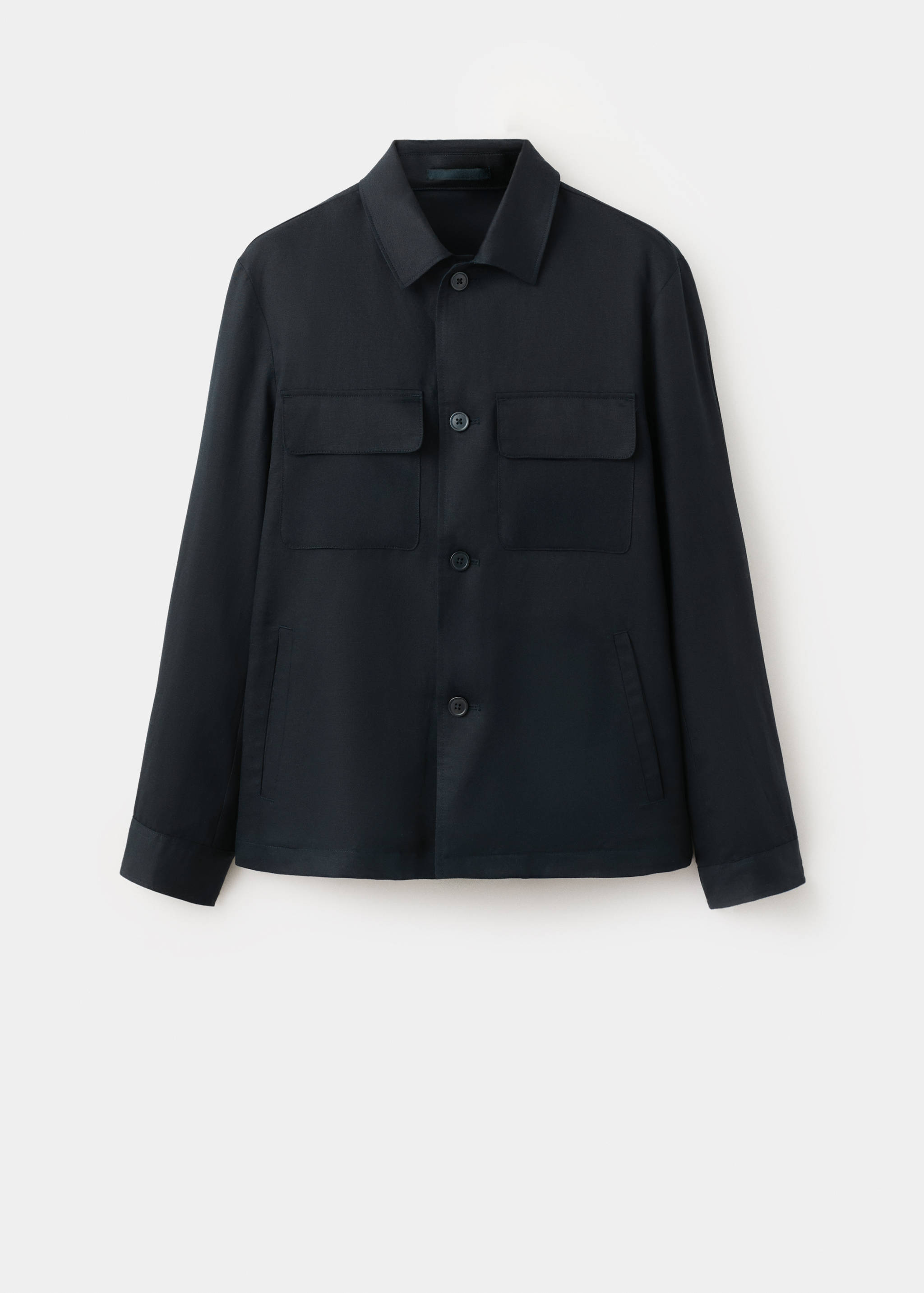 Gathered back lyocell jacket - Article without model