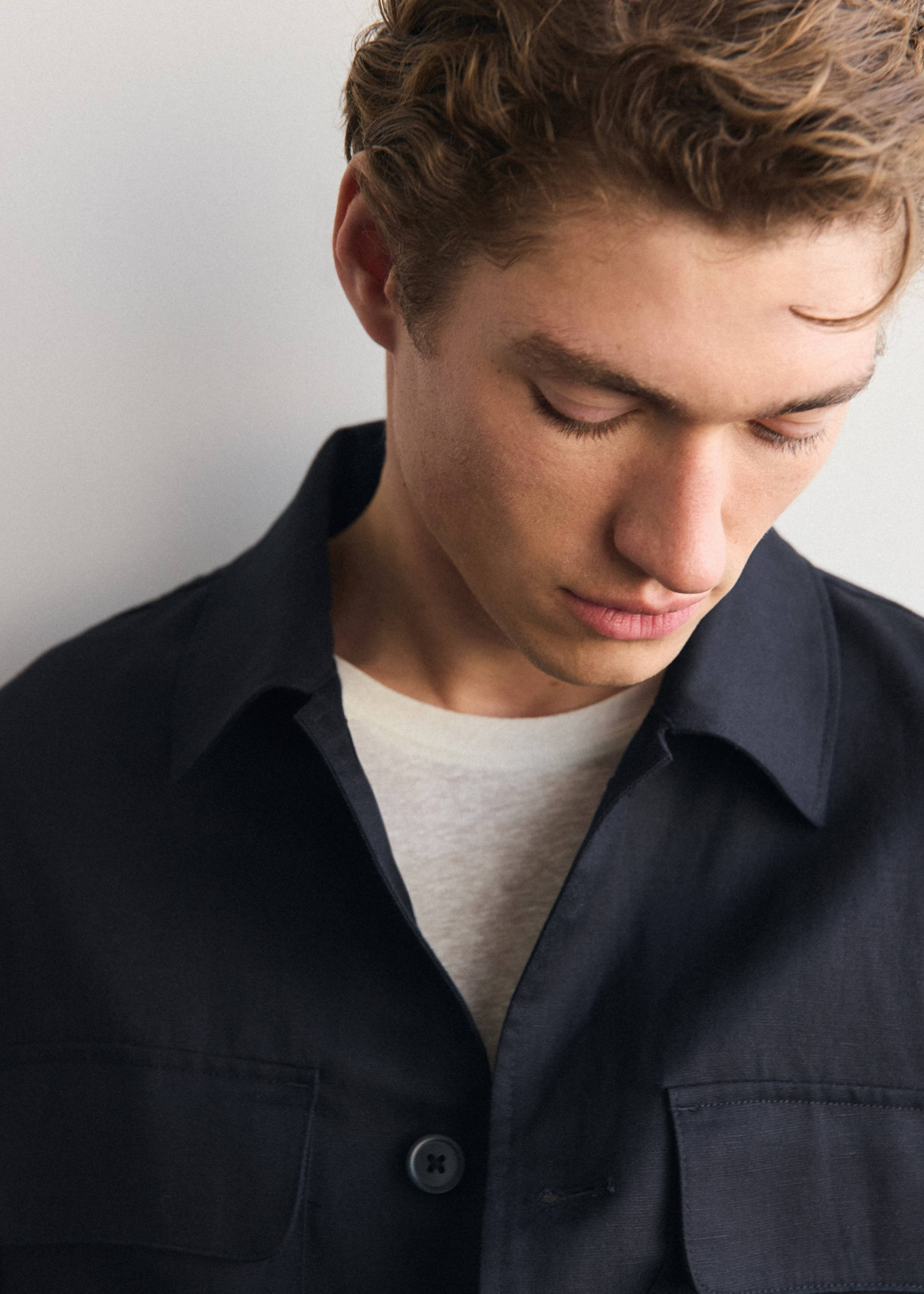 Gathered back lyocell jacket - Details of the article 5