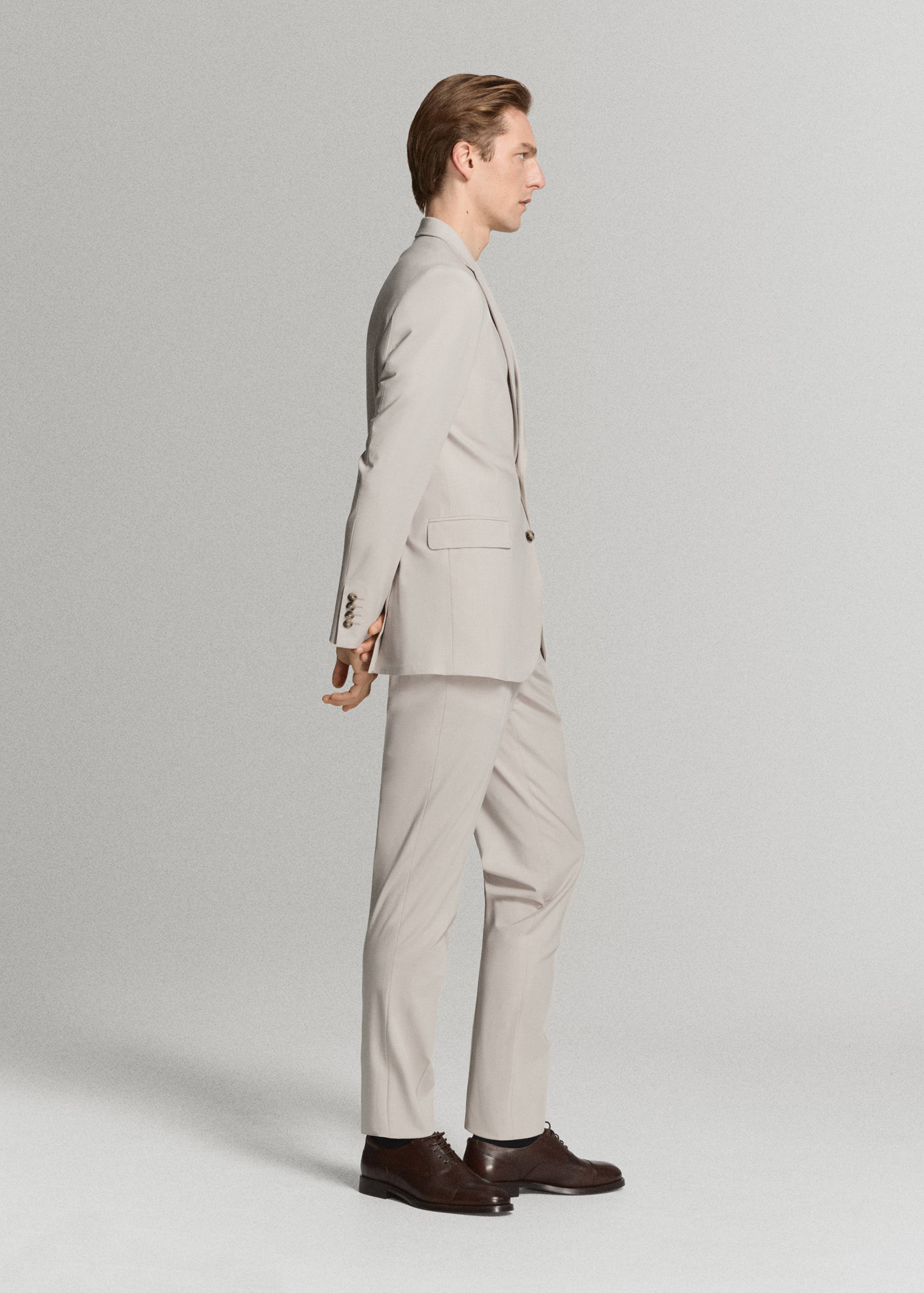 Super slim-fit suit jacket in stretch fabric - Details of the article 2