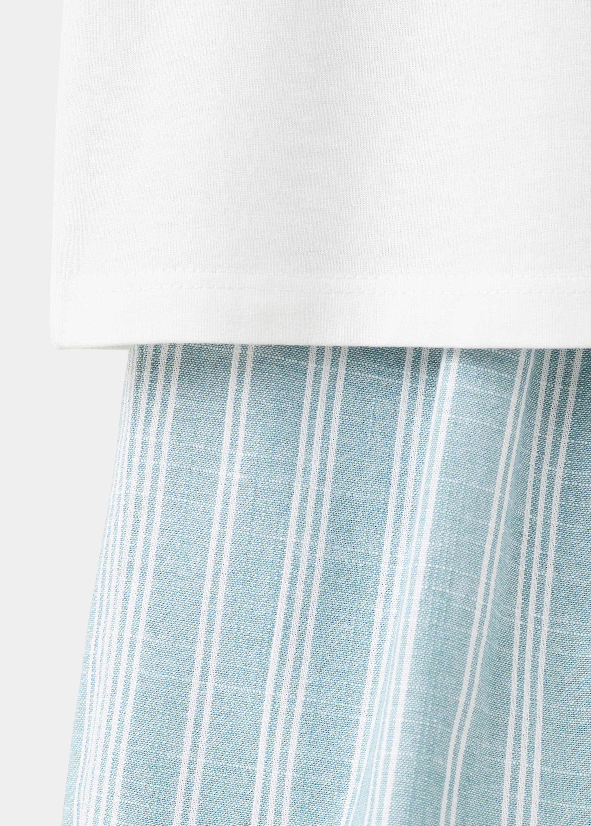 Pijama corto algodón rayas - Detalle del artículo 0