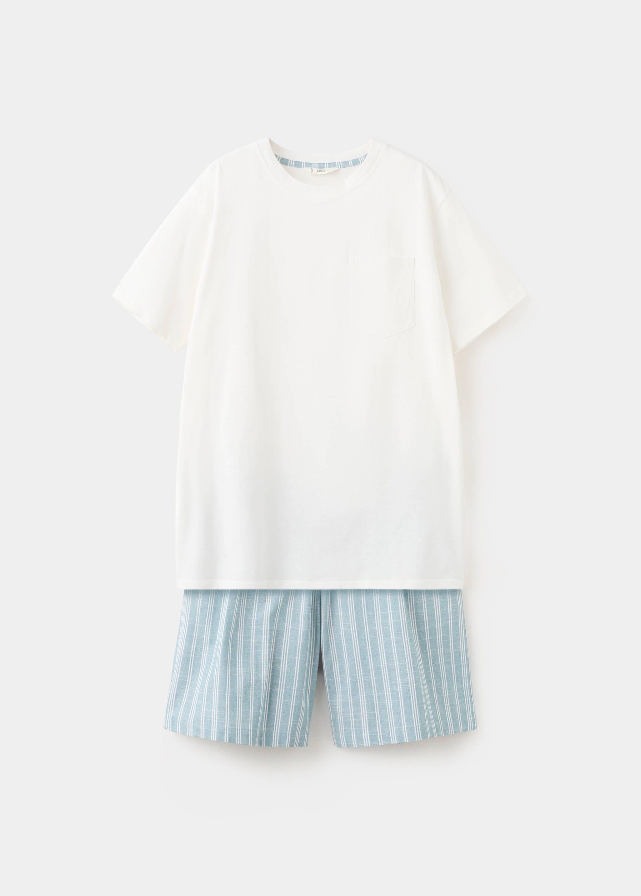 Pijama corto algodón rayas - Artículo sin modelo