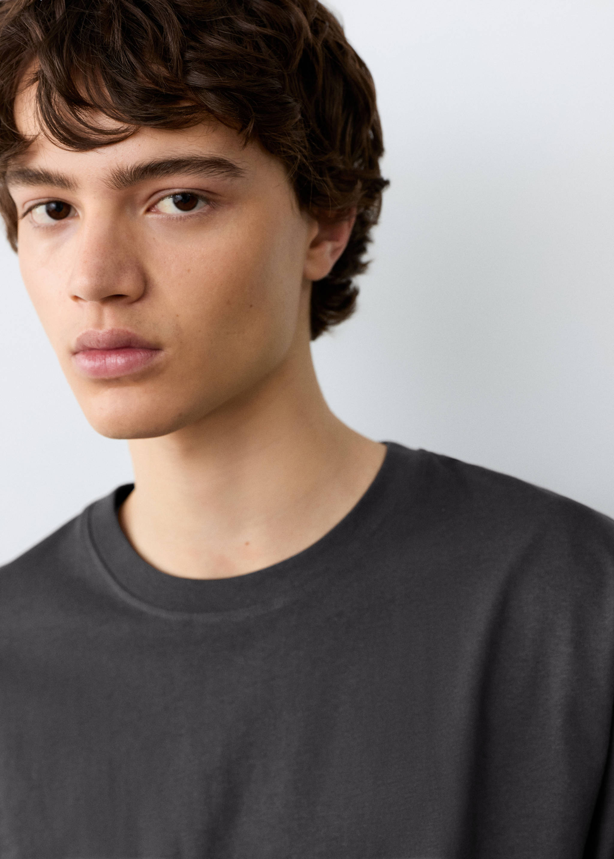 Striped cotton short pyjamas - Details of the article 1