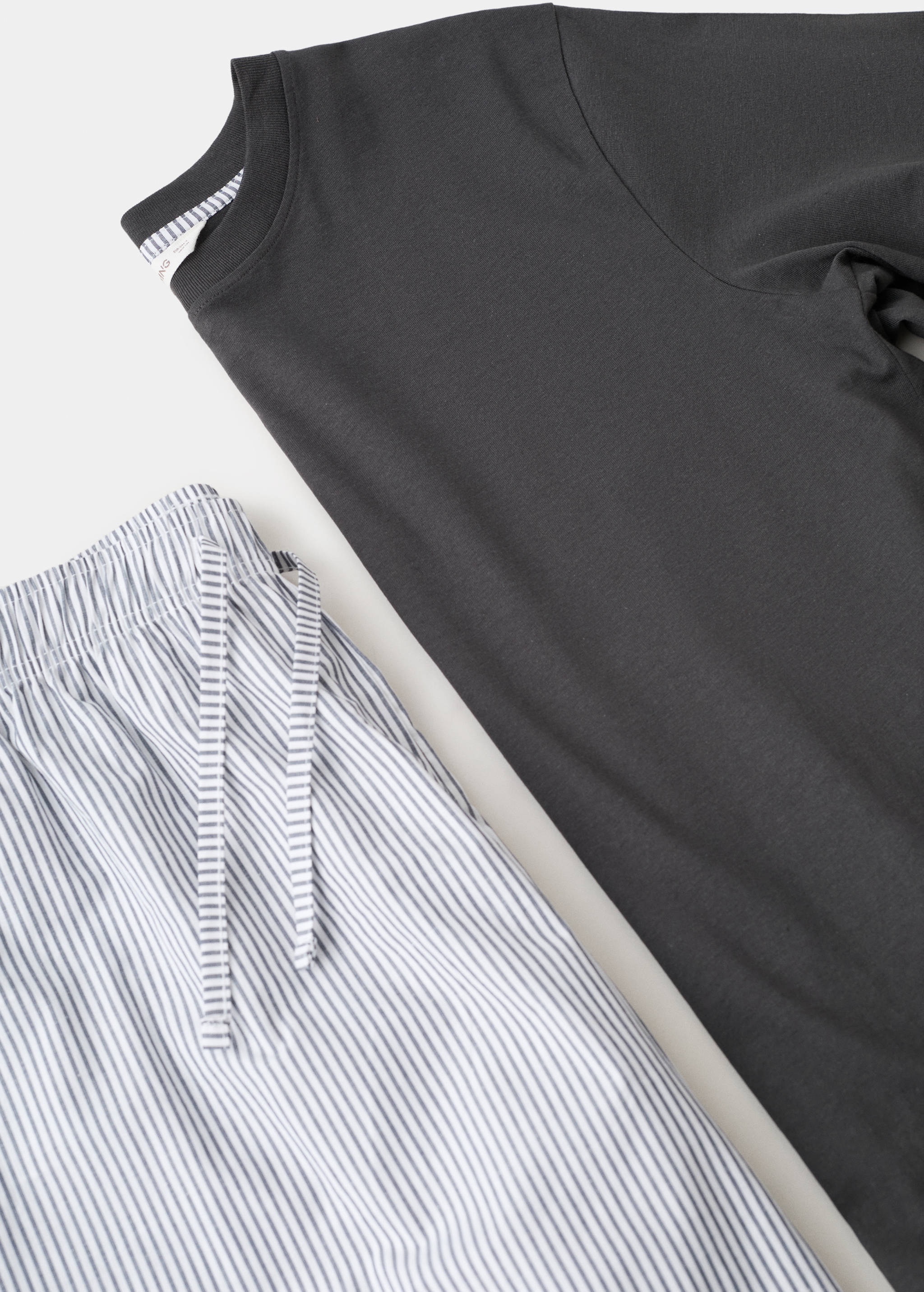 Pijama corto algodón rayas - Detalle del artículo 8