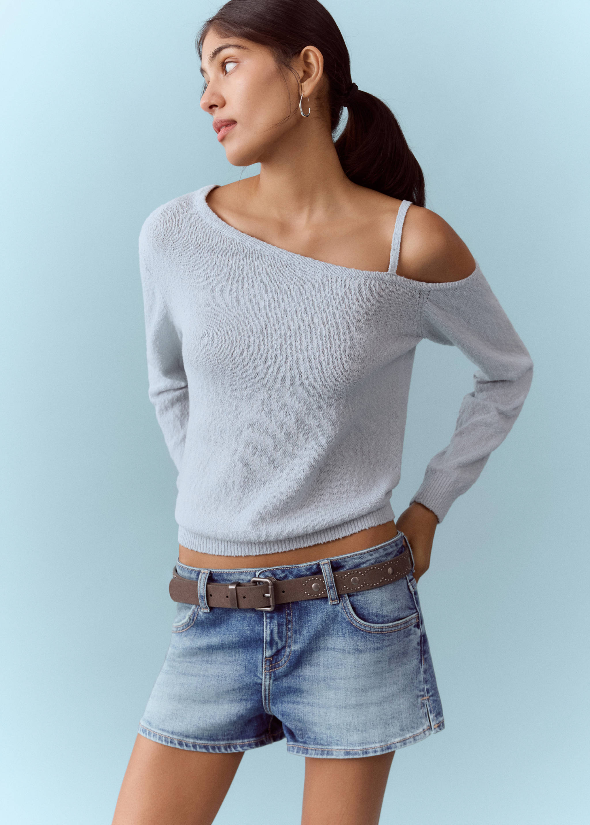 Shorts micro fit low waist - Detalle del artículo 4