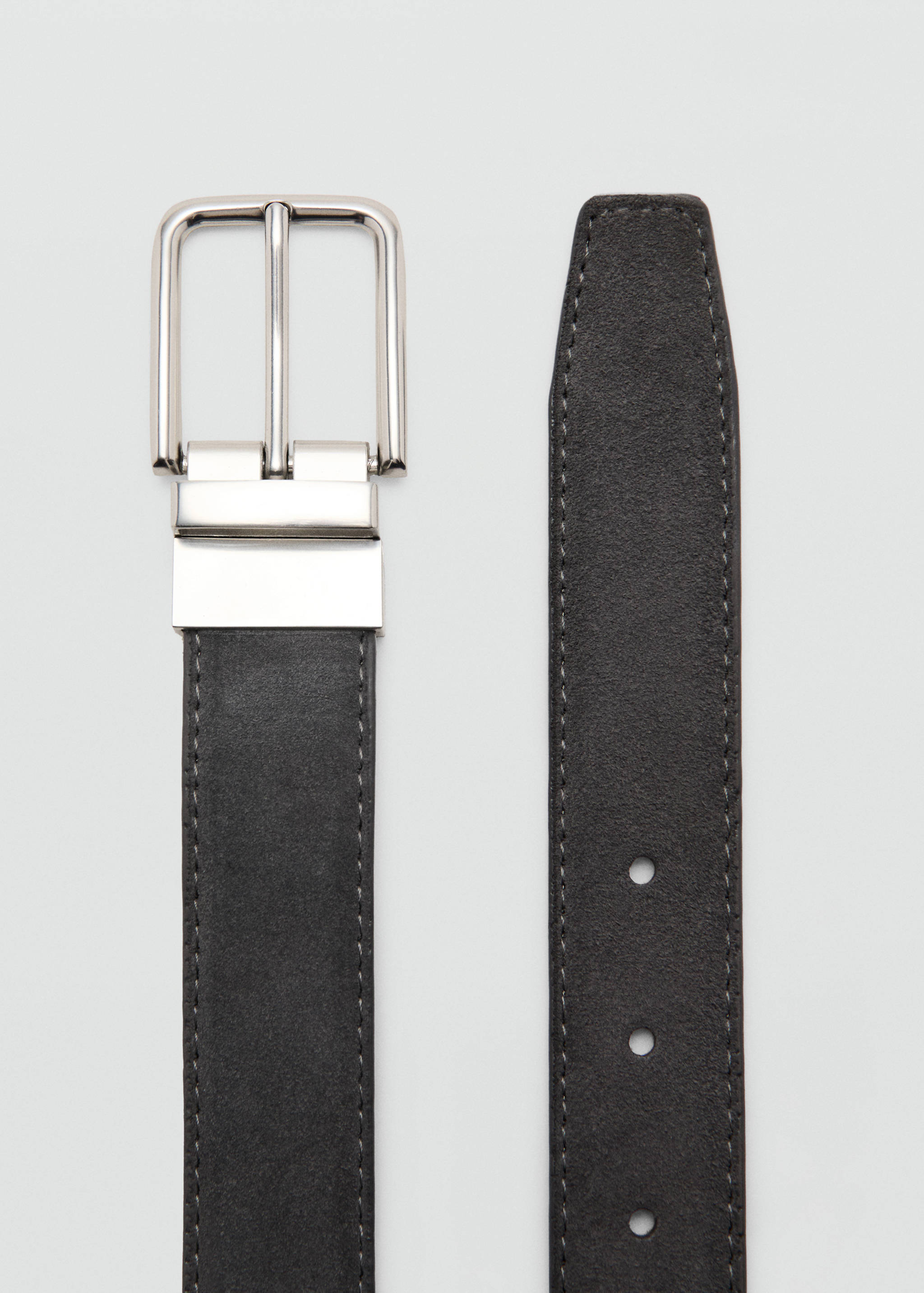Reversible suede leather belt - Details of the article 1
