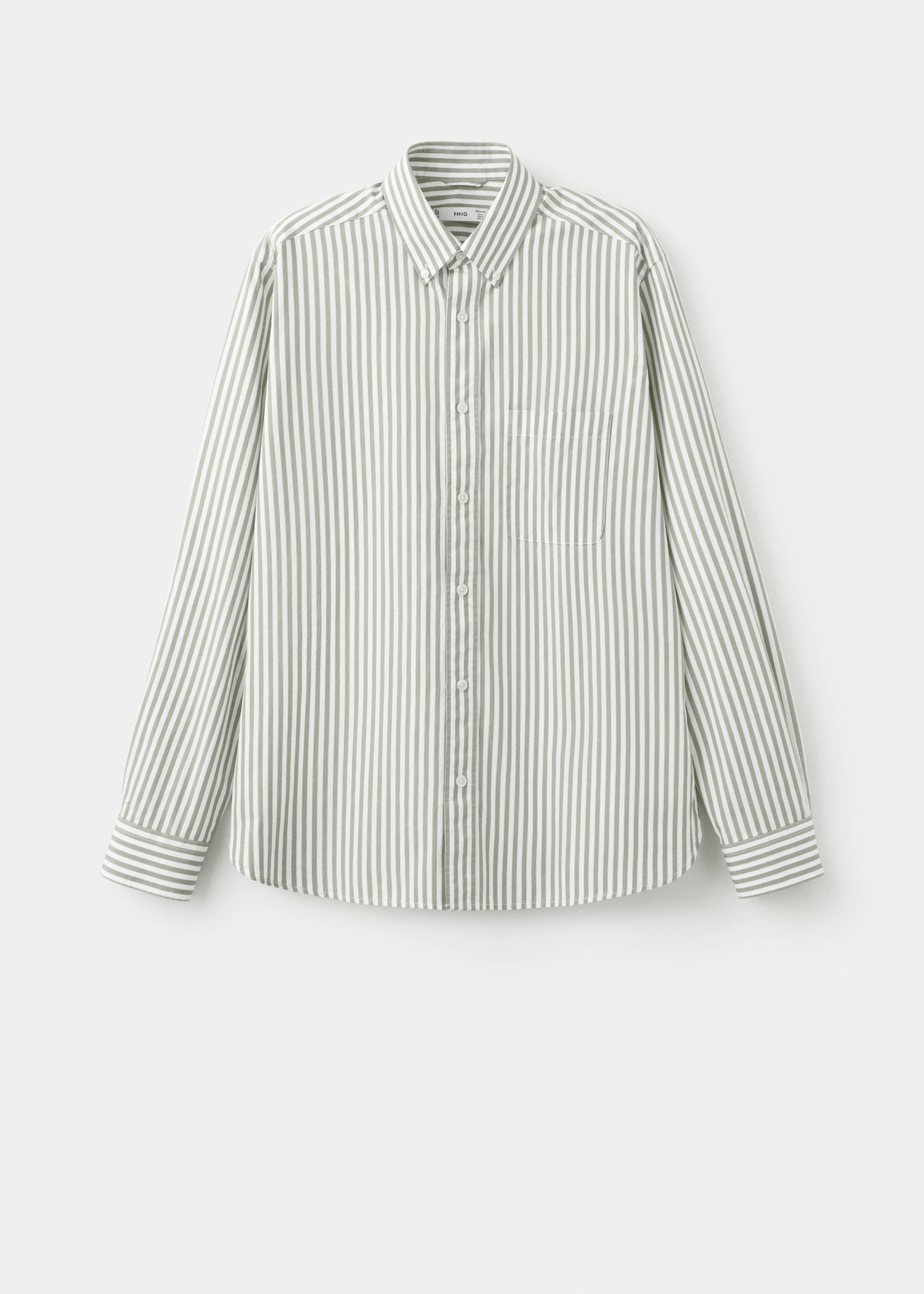 Camisa regular fit 100% algodón rayas - Artículo sin modelo