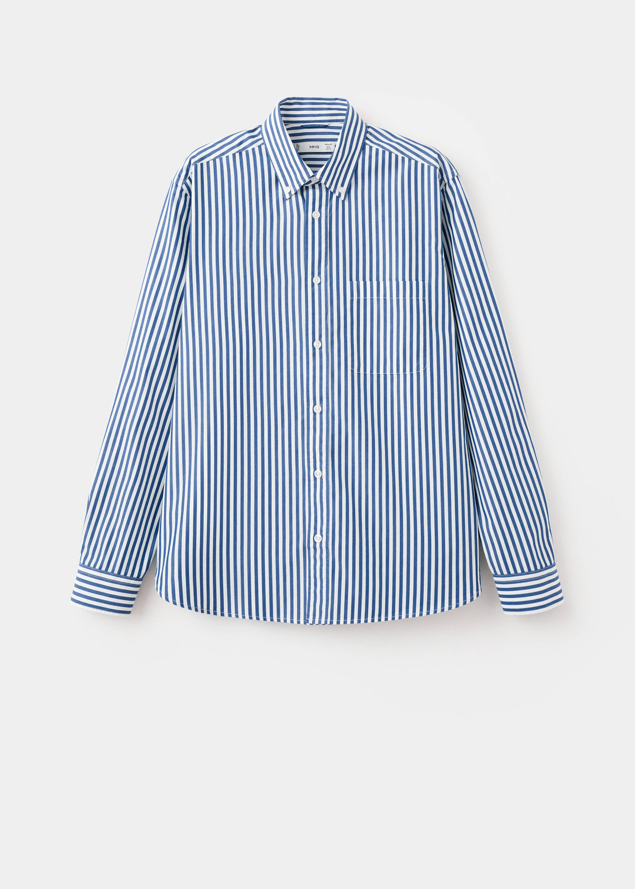 Camisa regular fit 100% algodón rayas - Artículo sin modelo