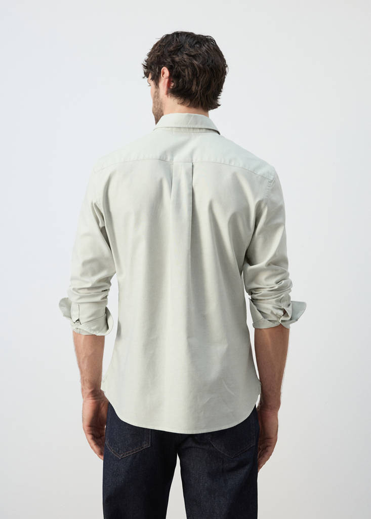 Lightweight Oxford shirt 100% cotton regular fit — Pastel Green