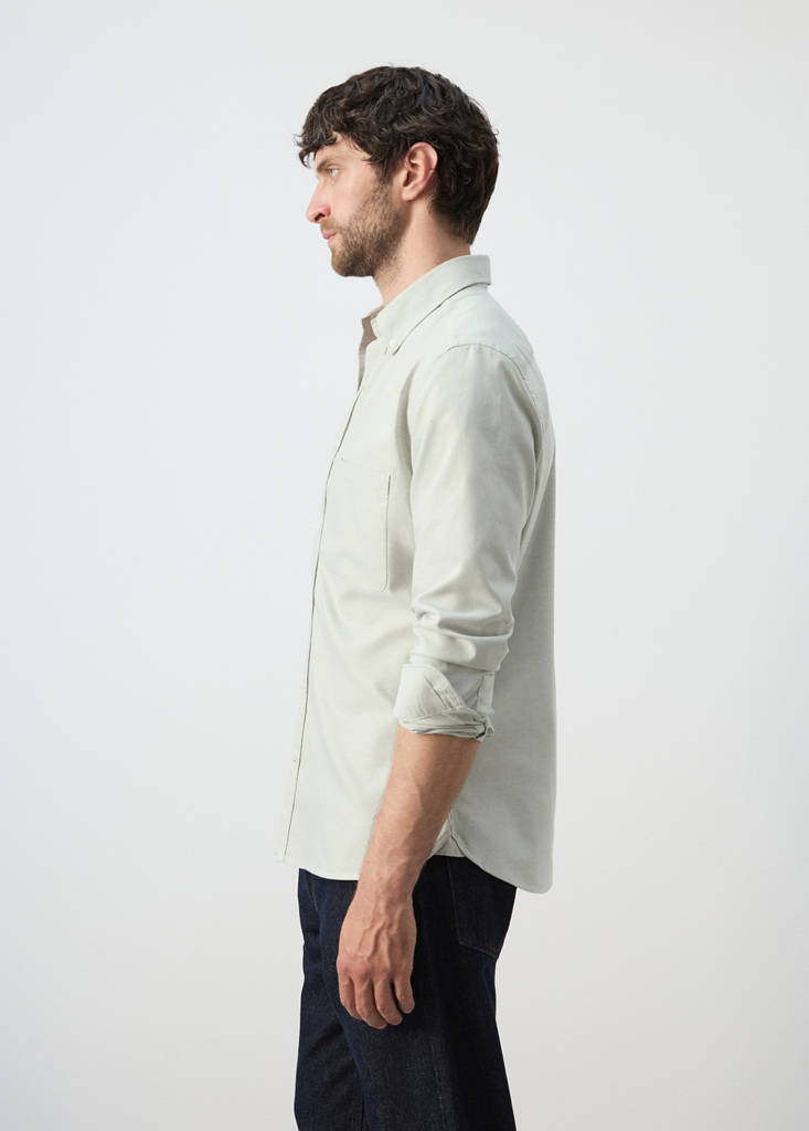 Lightweight Oxford shirt 100% cotton regular fit — Pastel Green