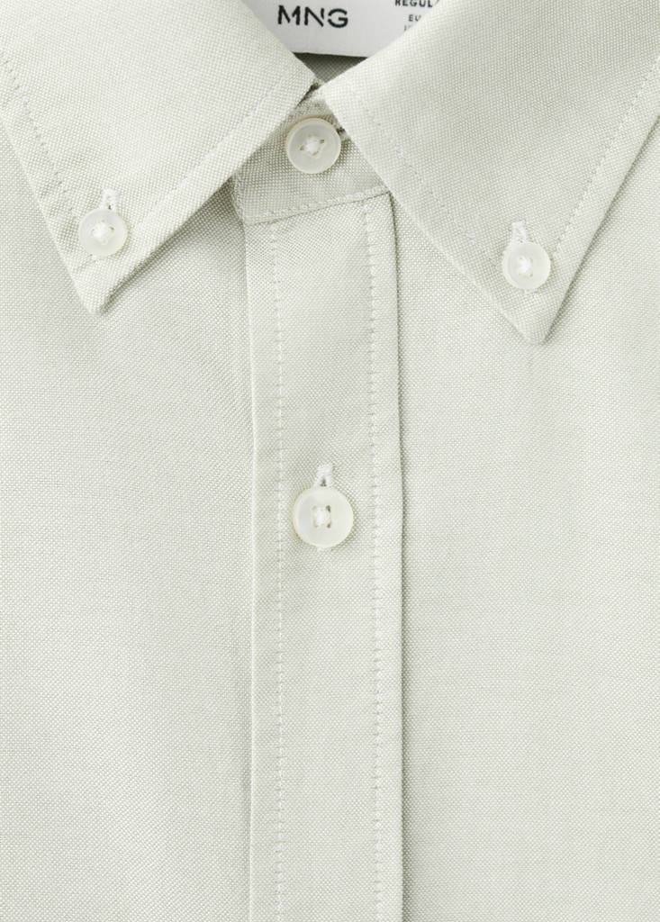 Lightweight Oxford shirt 100% cotton regular fit — Pastel Green