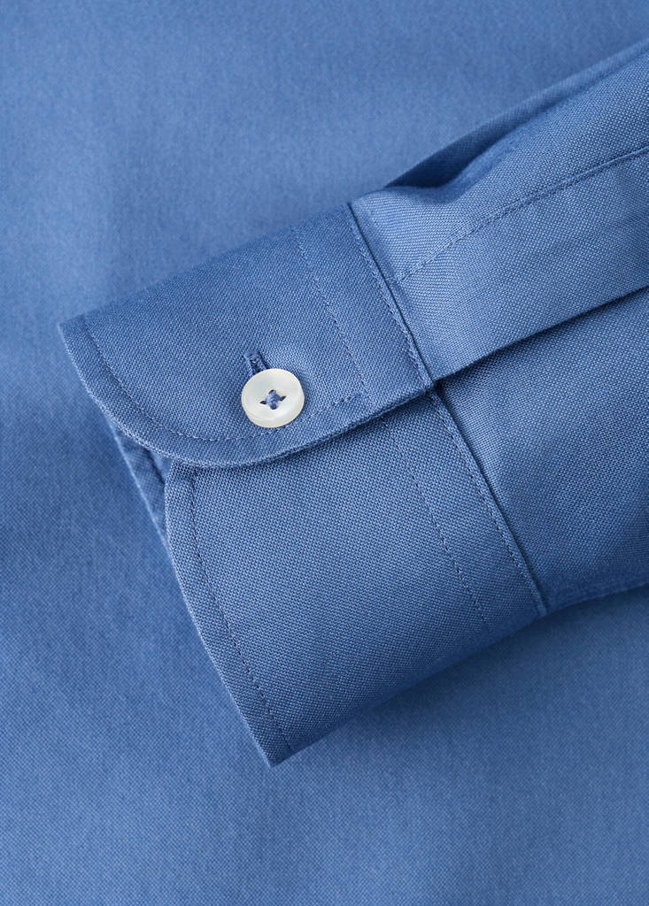 Lightweight Oxford shirt 100% cotton regular fit — Ink Blue