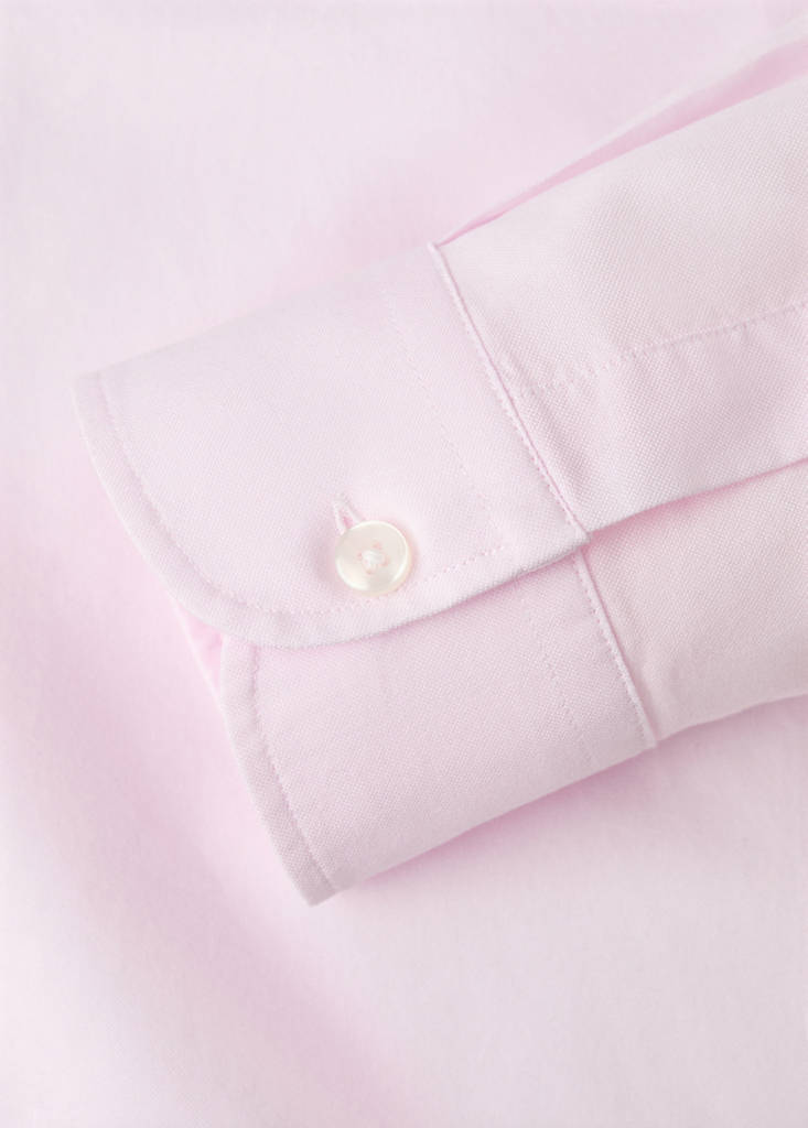 Lightweight Oxford shirt 100% cotton regular fit — Pastel Pink