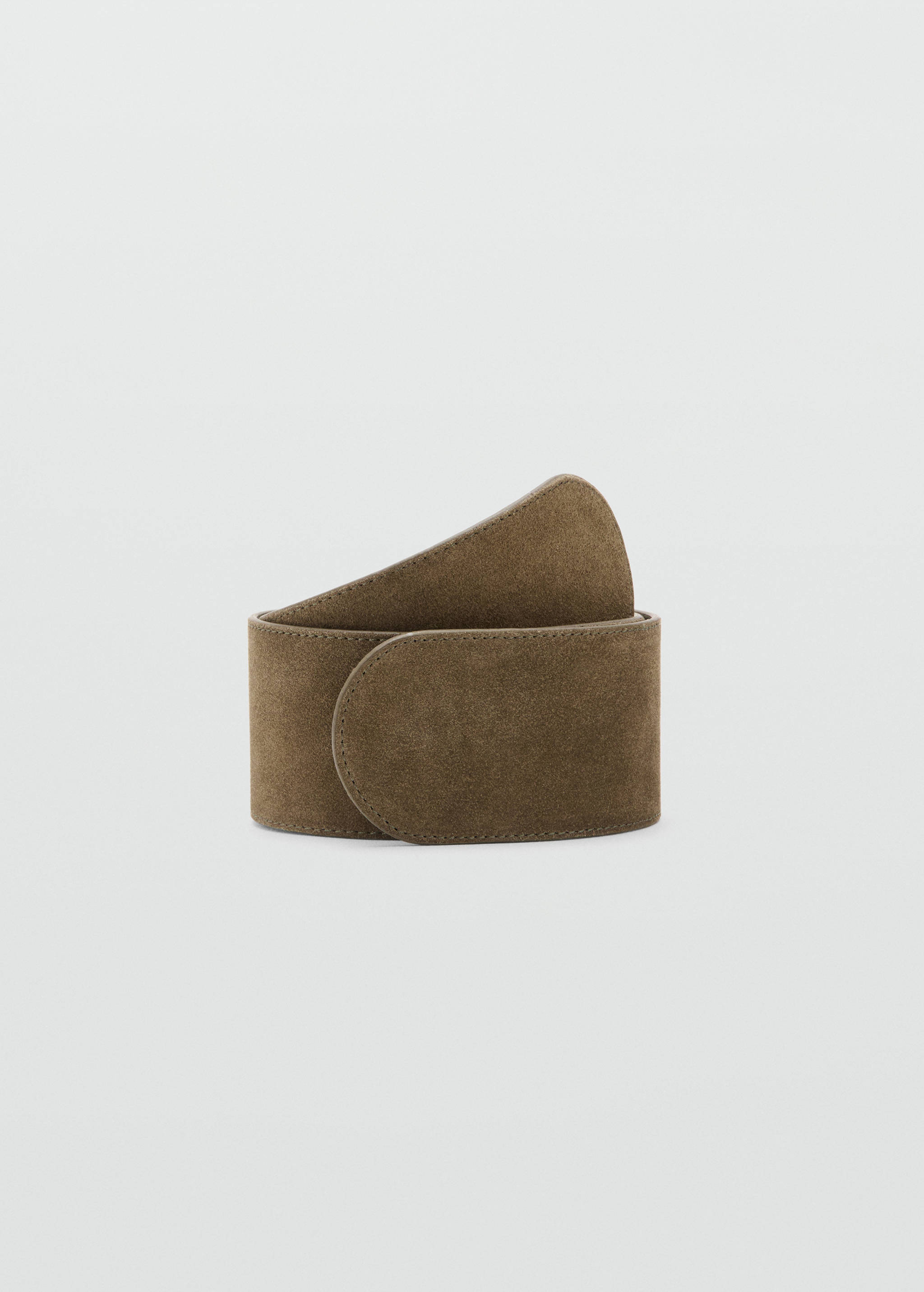 Suede leather belt - Article without model