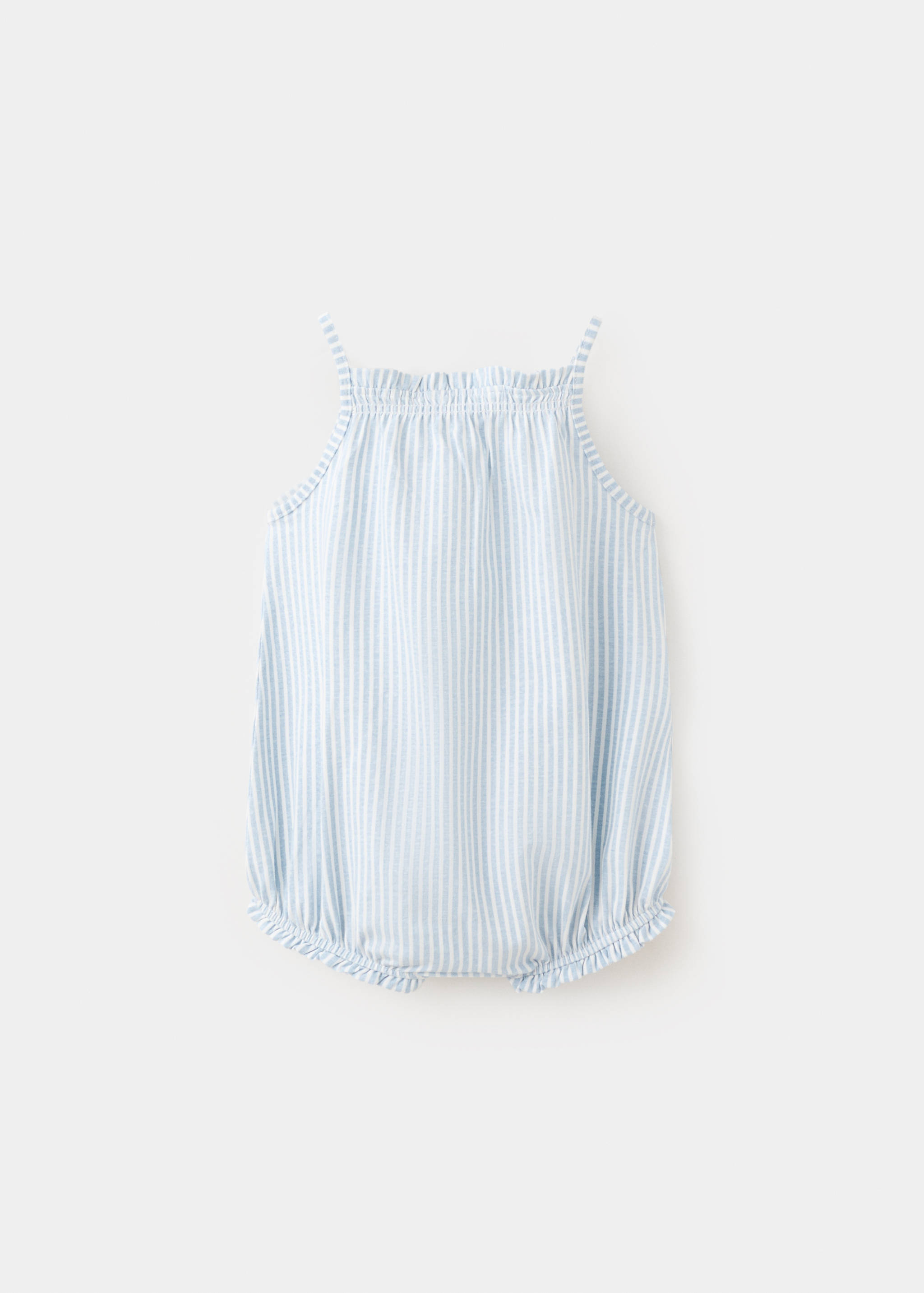 Full pyjama set with bicolour stripes - Reverse of the article