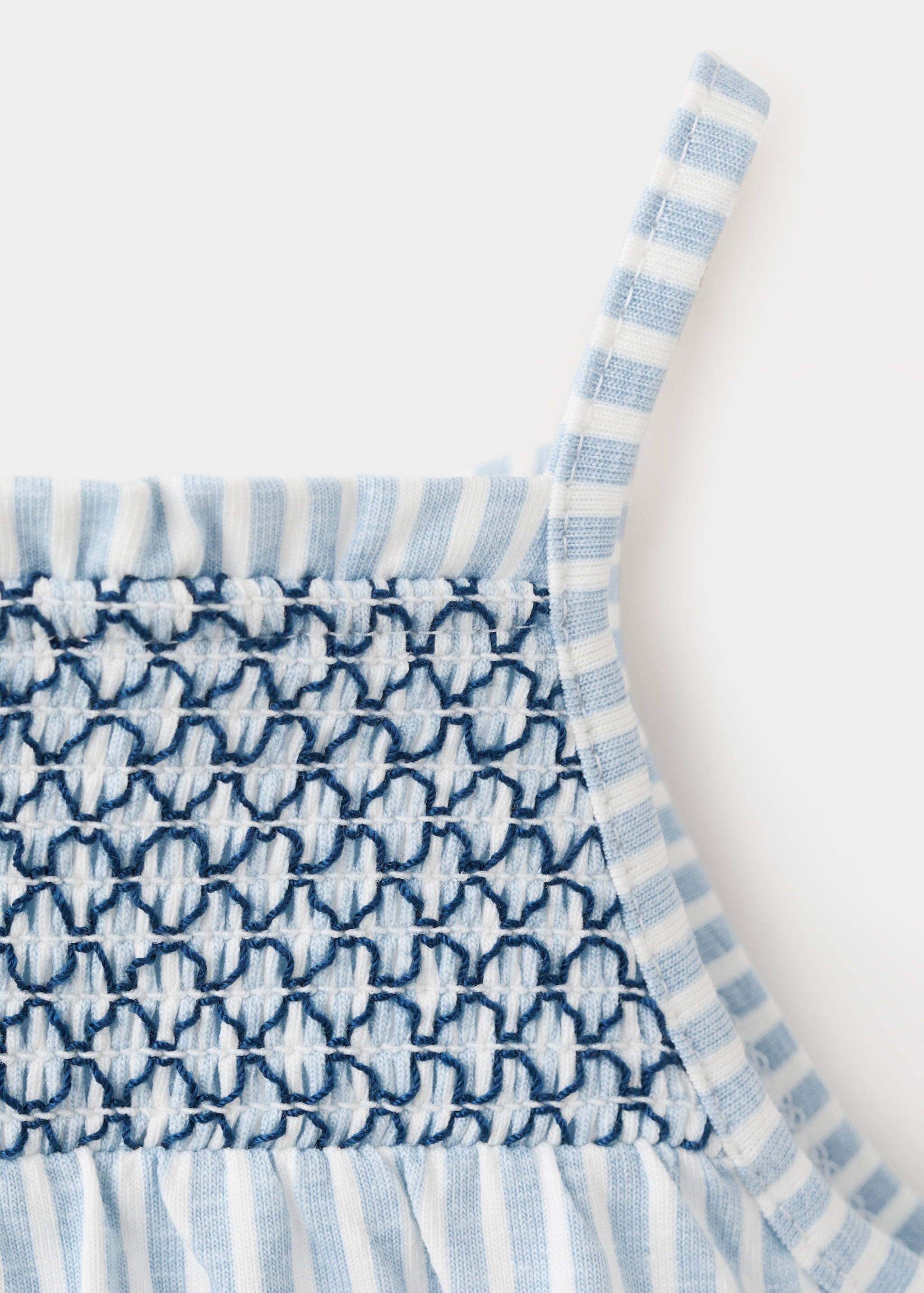 Full pyjama set with bicolour stripes - Details of the article 8