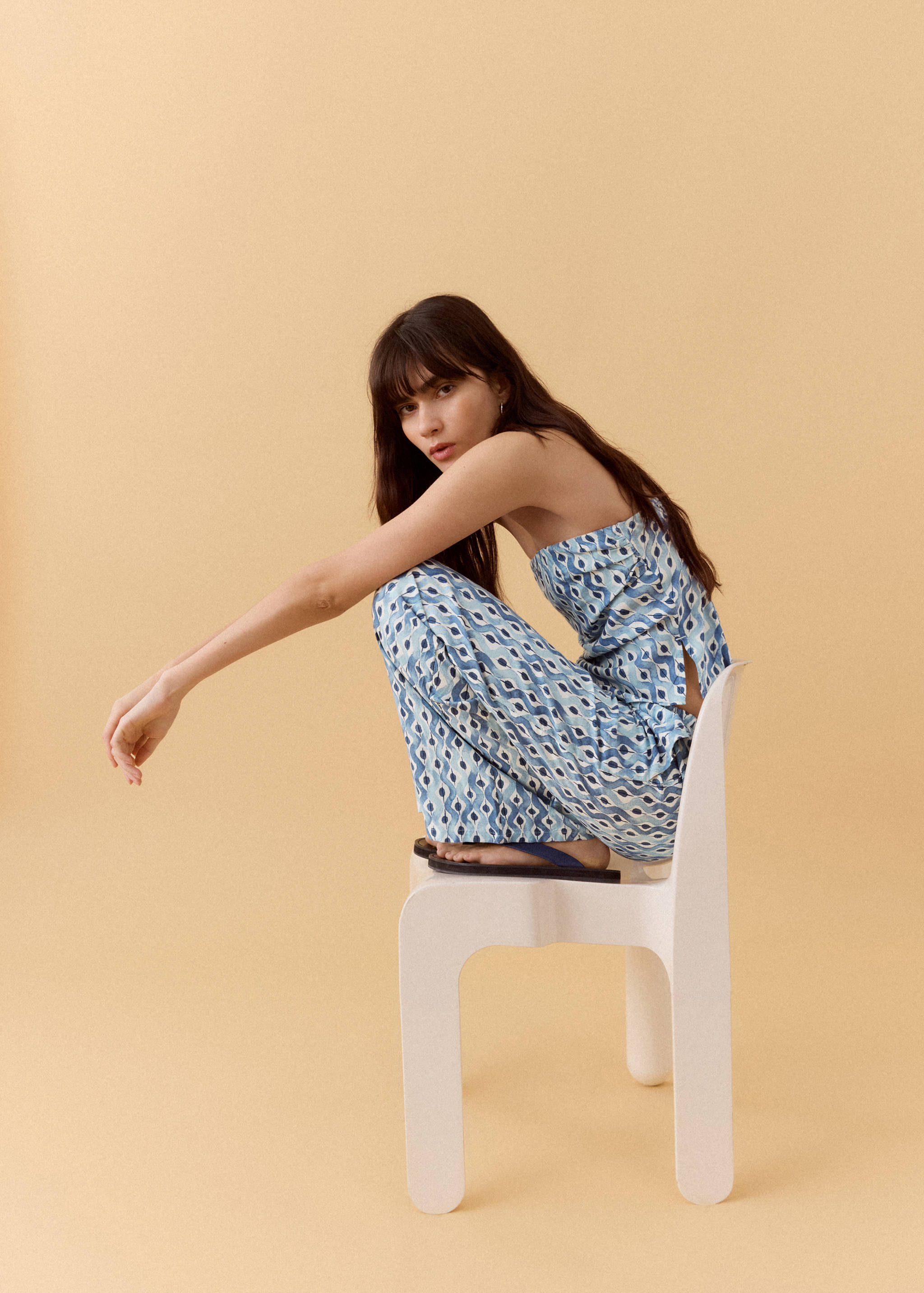 Pantalón fluido estampado - Detalle del artículo 2