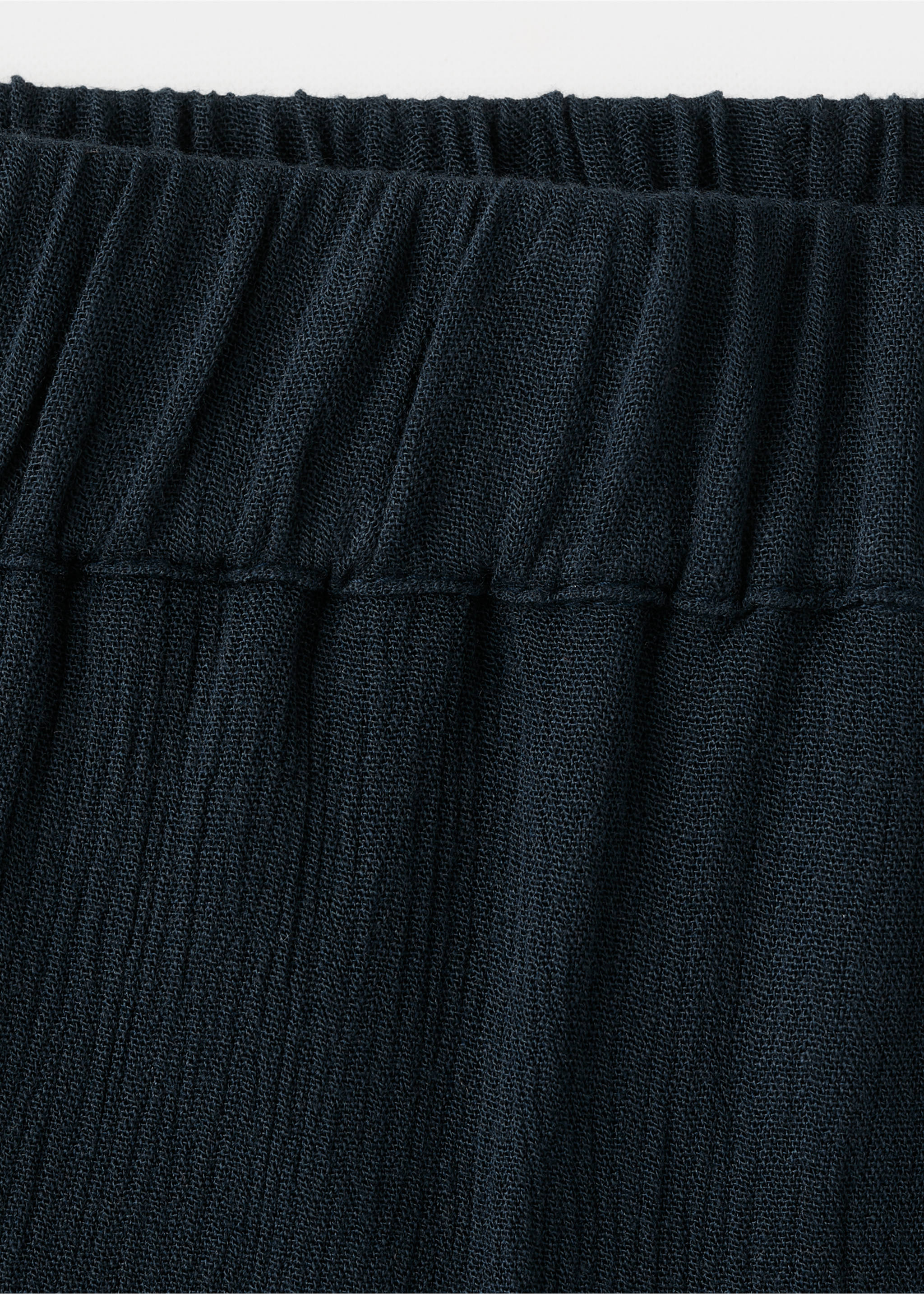 Flowy panel skirt - Details of the article 8, Navy. Ref: 27055958-00.