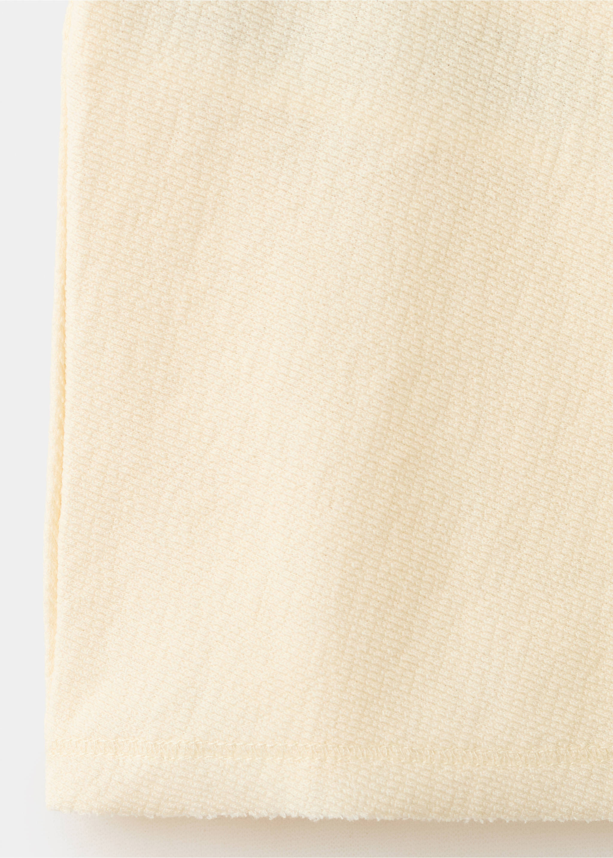 Short halter-neck dress - Details of the article 0, Pastel Yellow. Ref: 27055962-00.