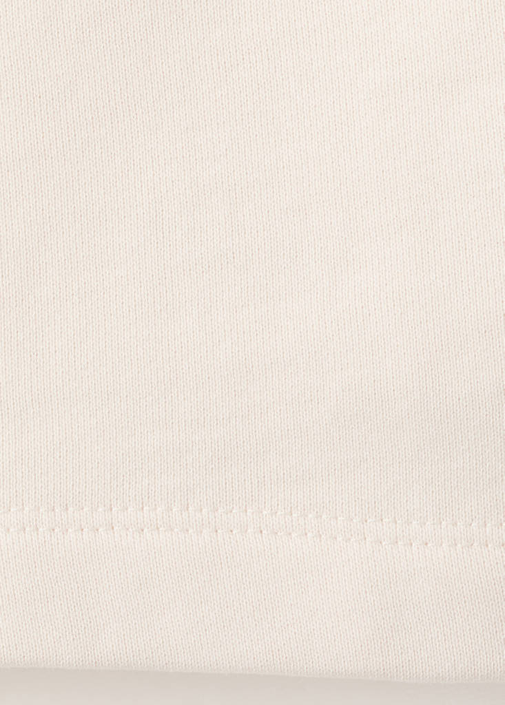 Jogger-Bermudas aus 100 % Baumwolle — Ecru
