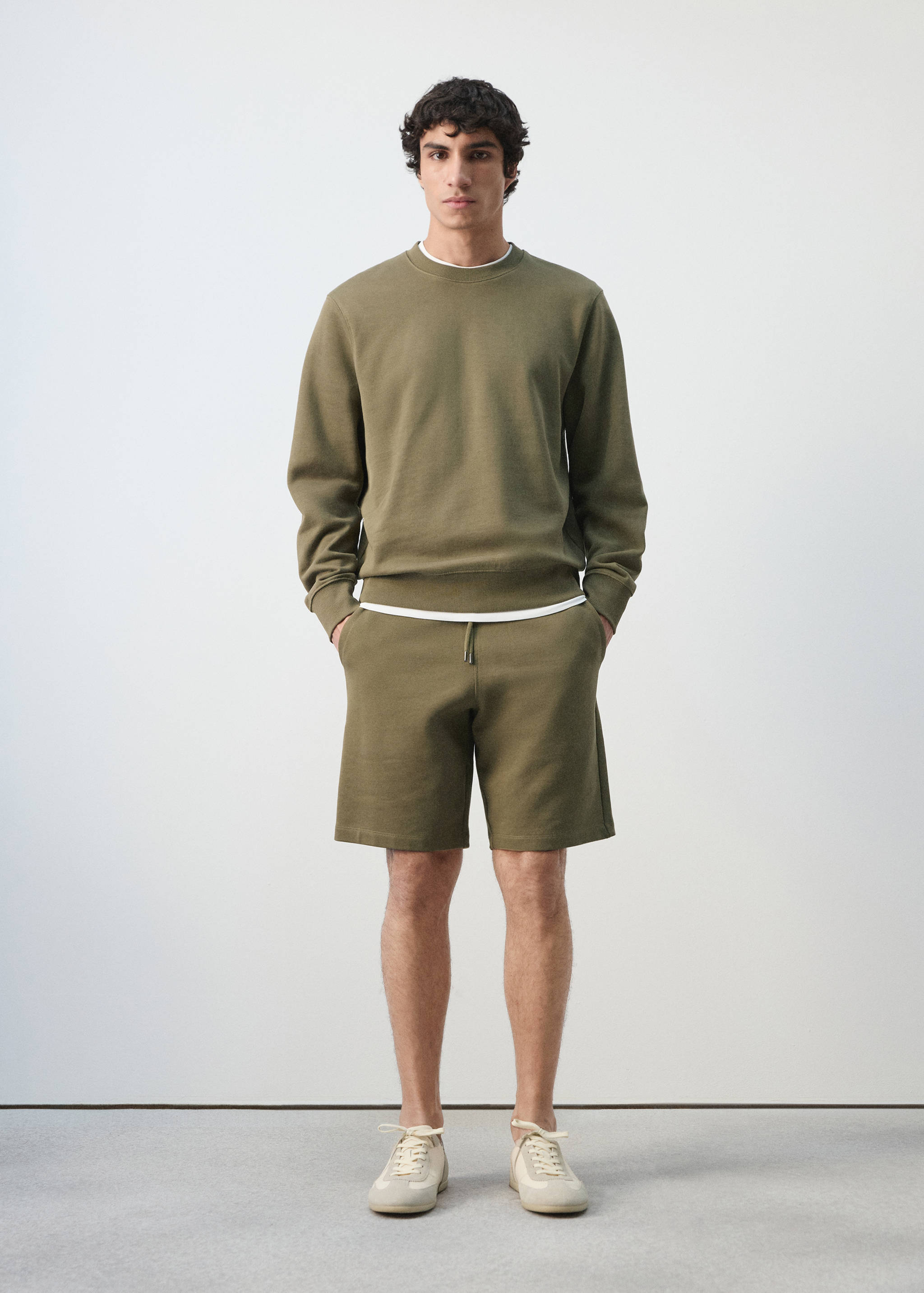 Bermudas jogger 100% algodón - Plano general