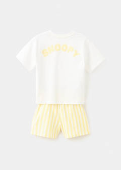 Snoopy short pyjamas — Pastel Yellow 3