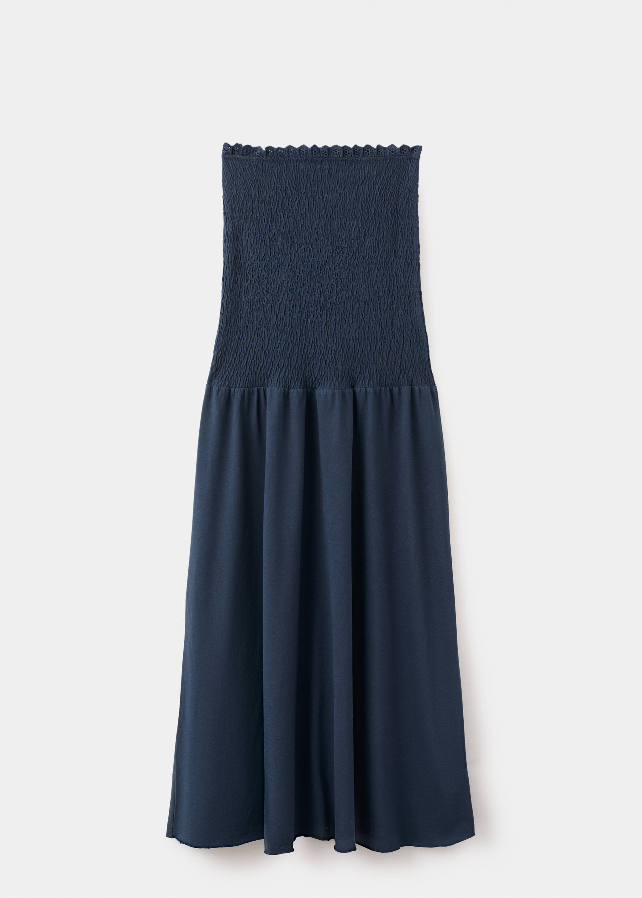 Strapless dress - Article without model, Navy. Ref: 27055967-00.