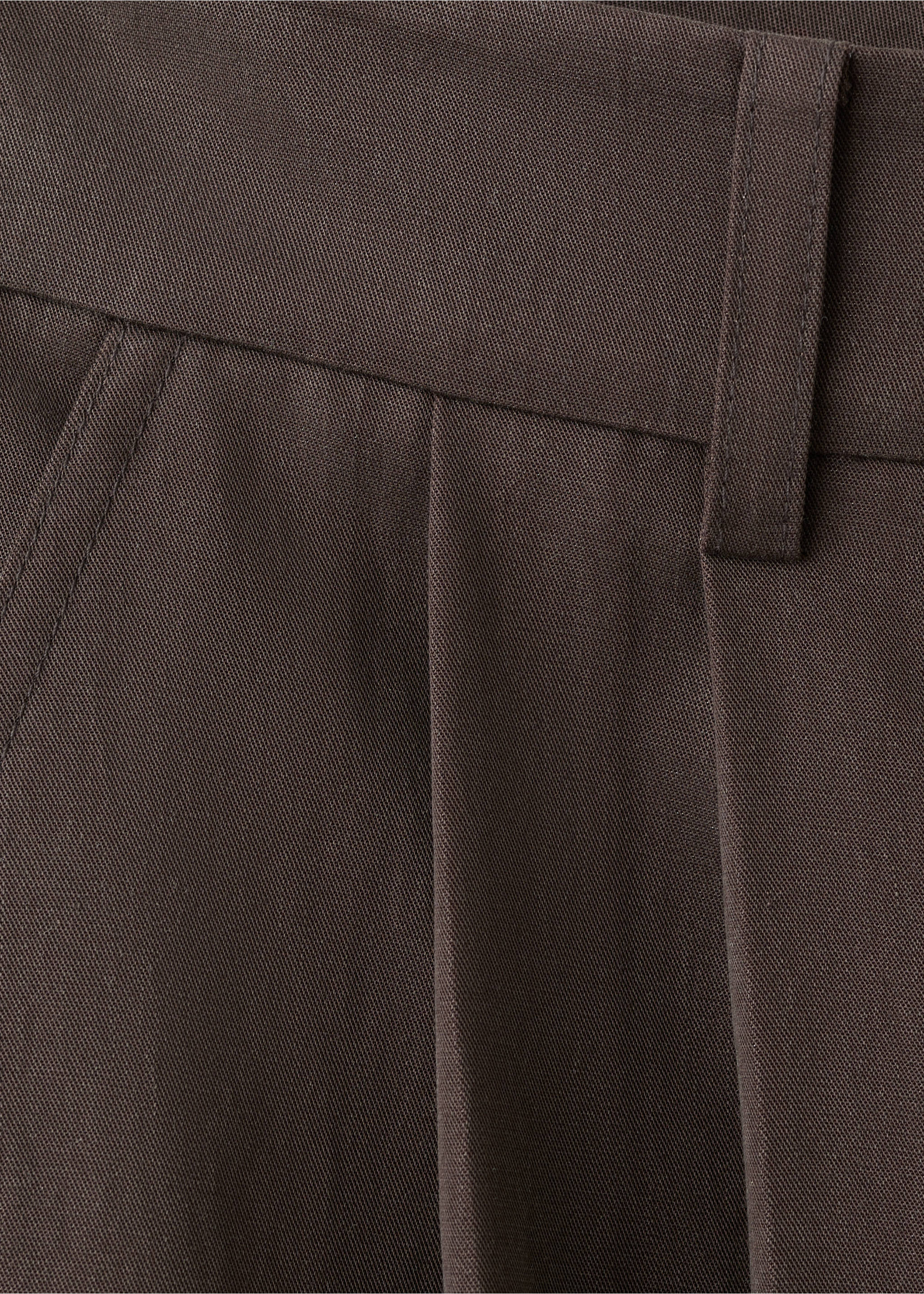 Pantalon bouffant lyocell - Détail de l'article 8, Chocolat. Ref: 27055968-00.