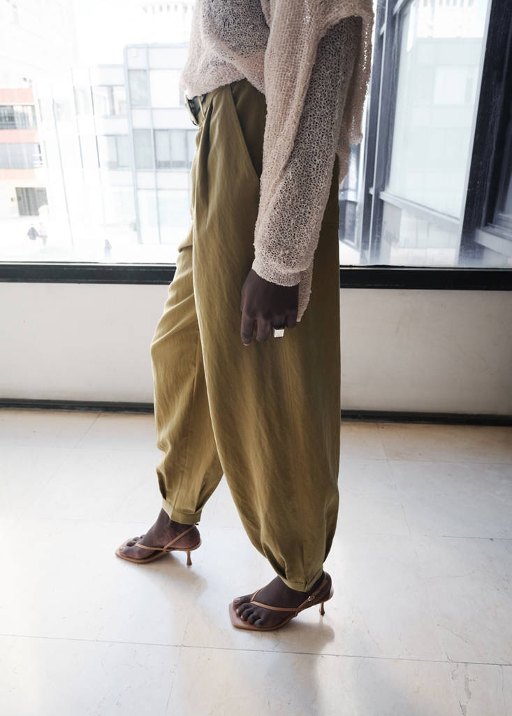 Baggy lyocell pants