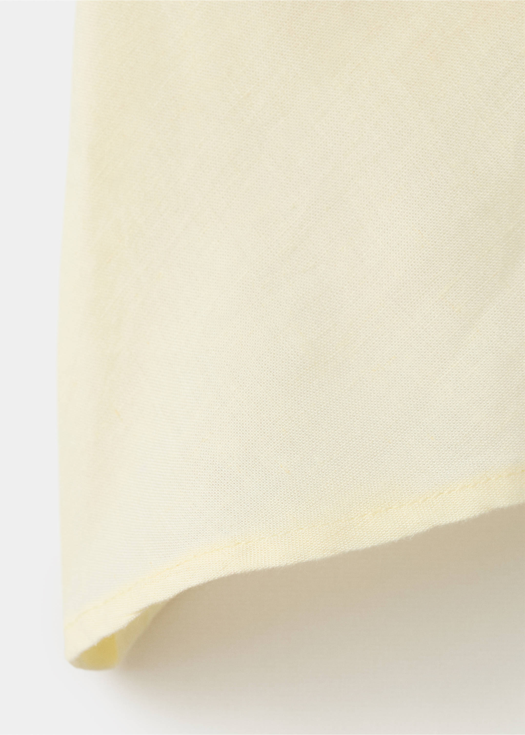 Asymmetric bandeau top - Details of the article 0, Pastel Yellow. Ref: 27055971-00.