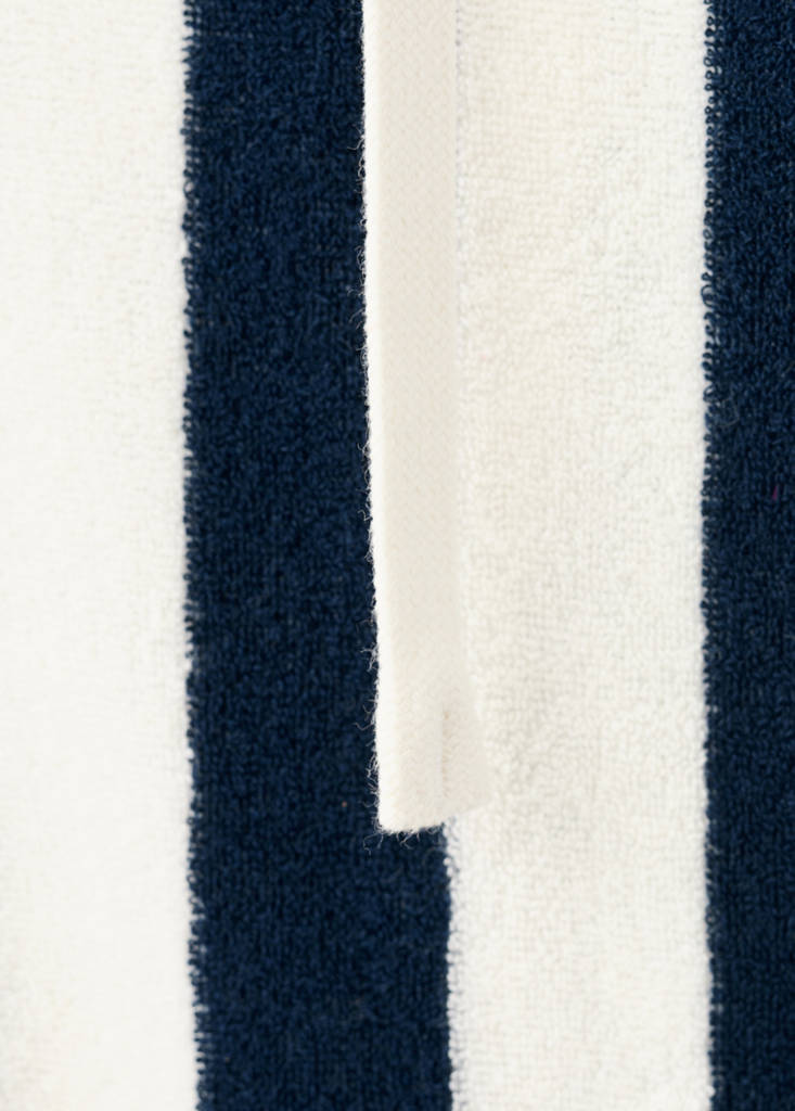 Striped terry cotton sweatshirt — Blue
