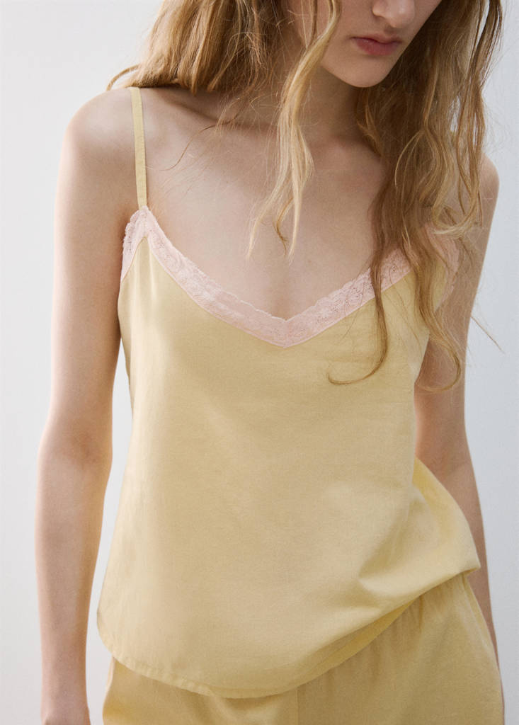 100% cotton pajama top