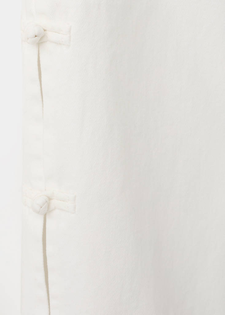 Straight-leg jeans with side details — Off White