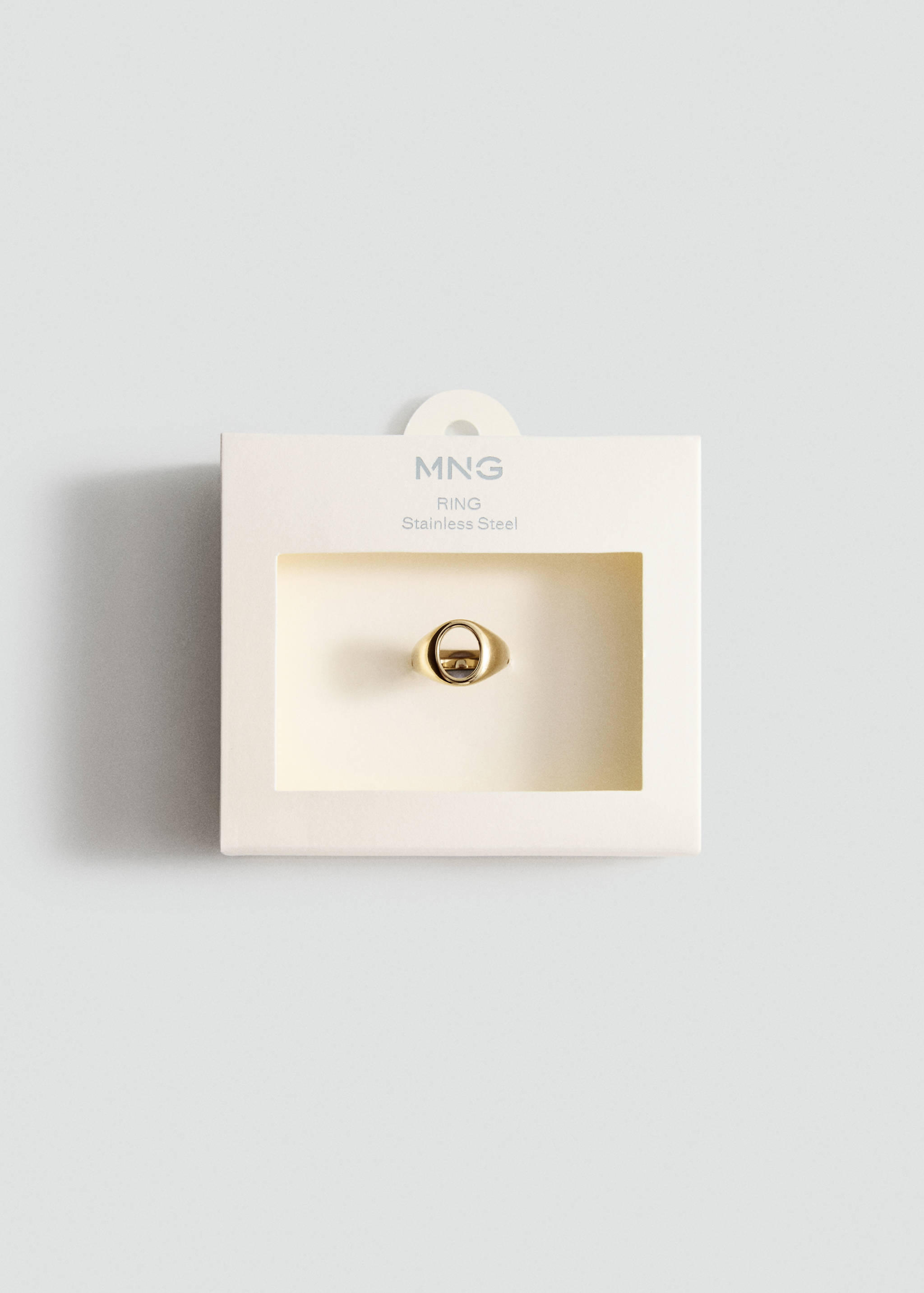 Stainless steel signet ring - Details of the article 1