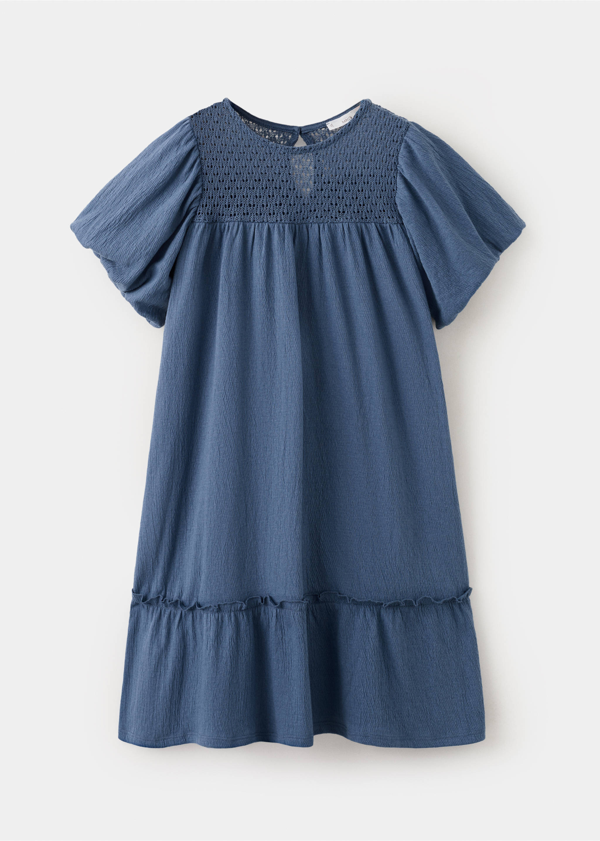 Short cotton dress - Article without model, Navy. Ref: 27055977-00.