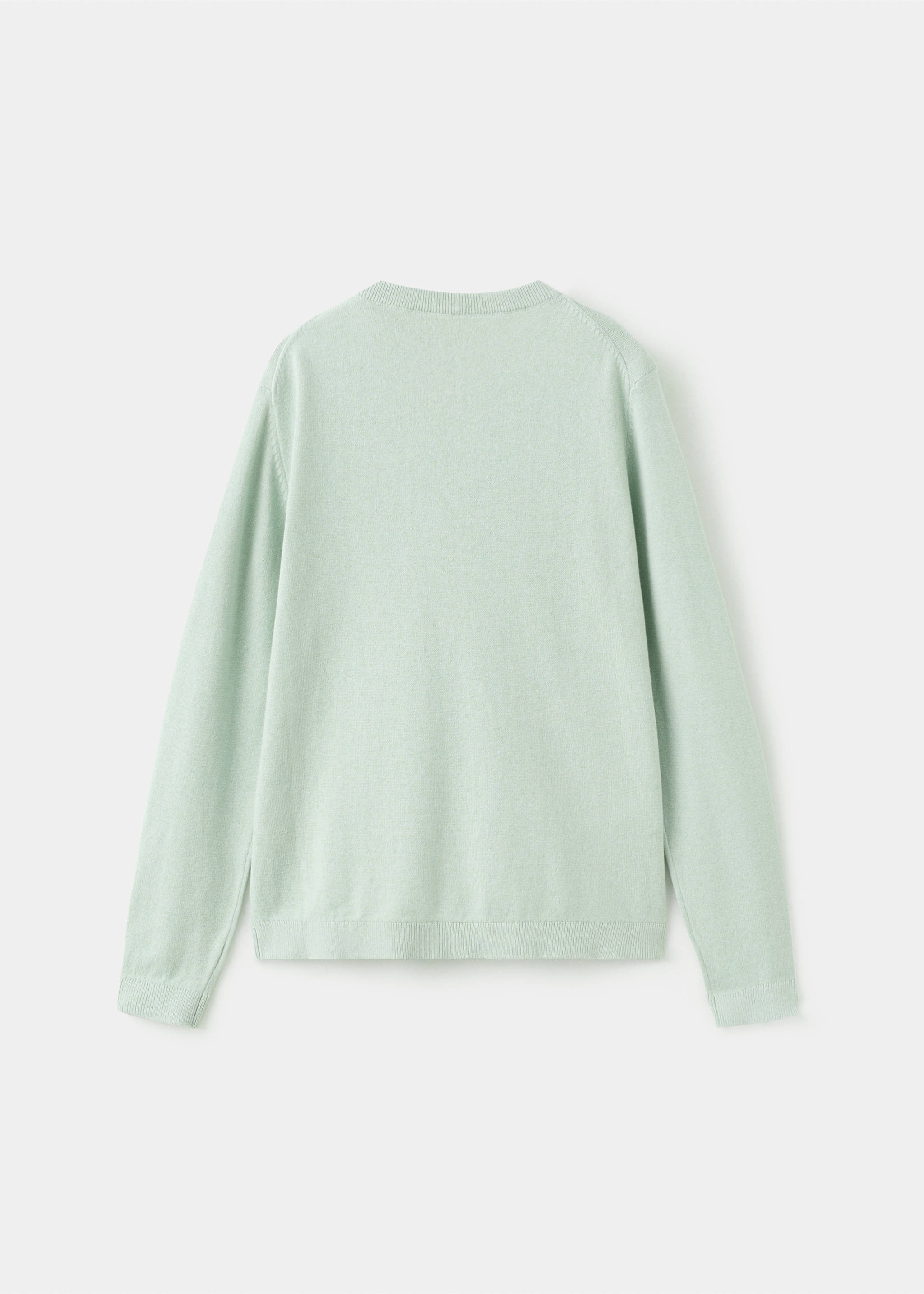 Camisola algodão - Verso do artigo, Verde-água. Ref: 27055978-00.