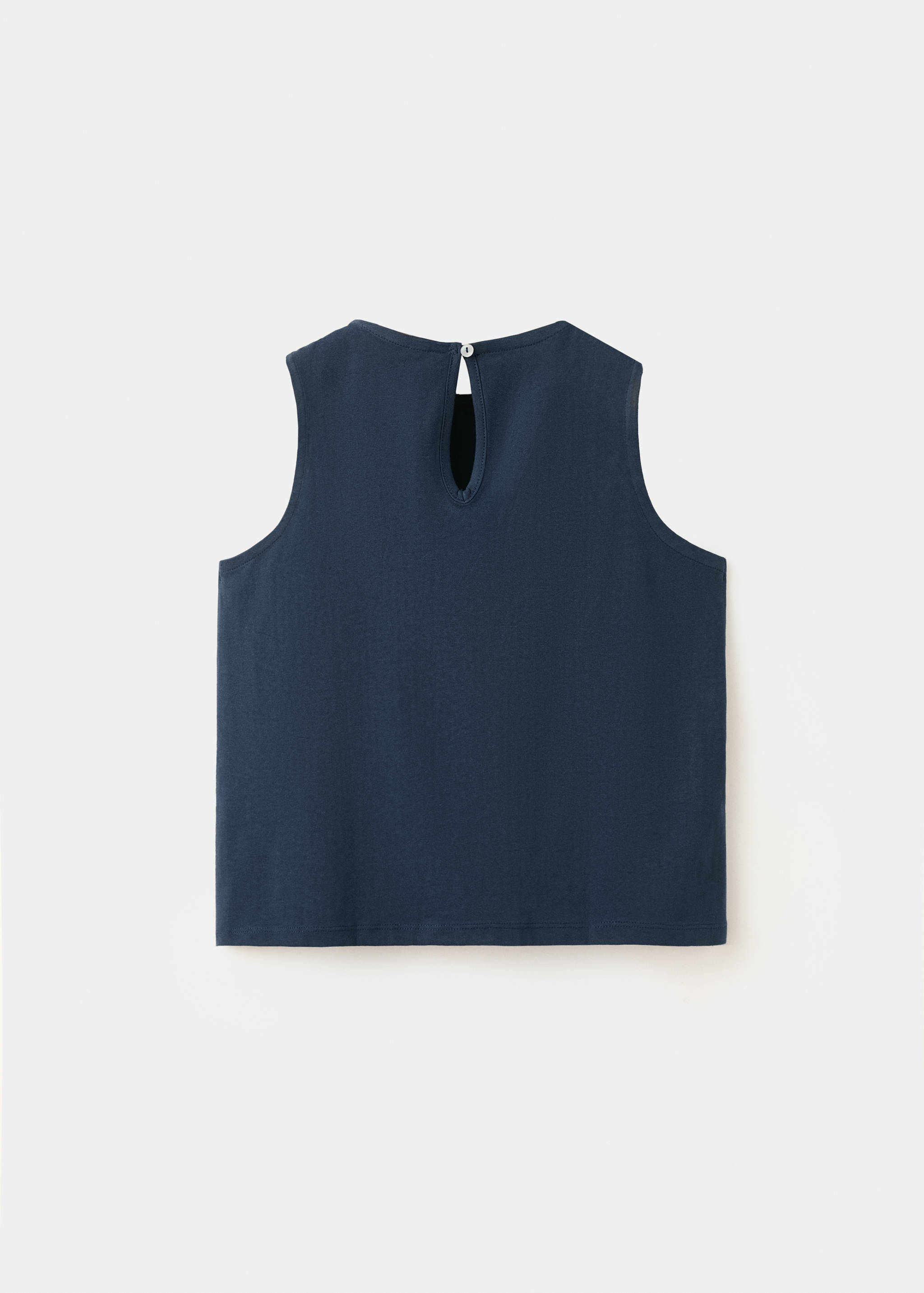 Embroidered cotton shirt - Reverse of the article