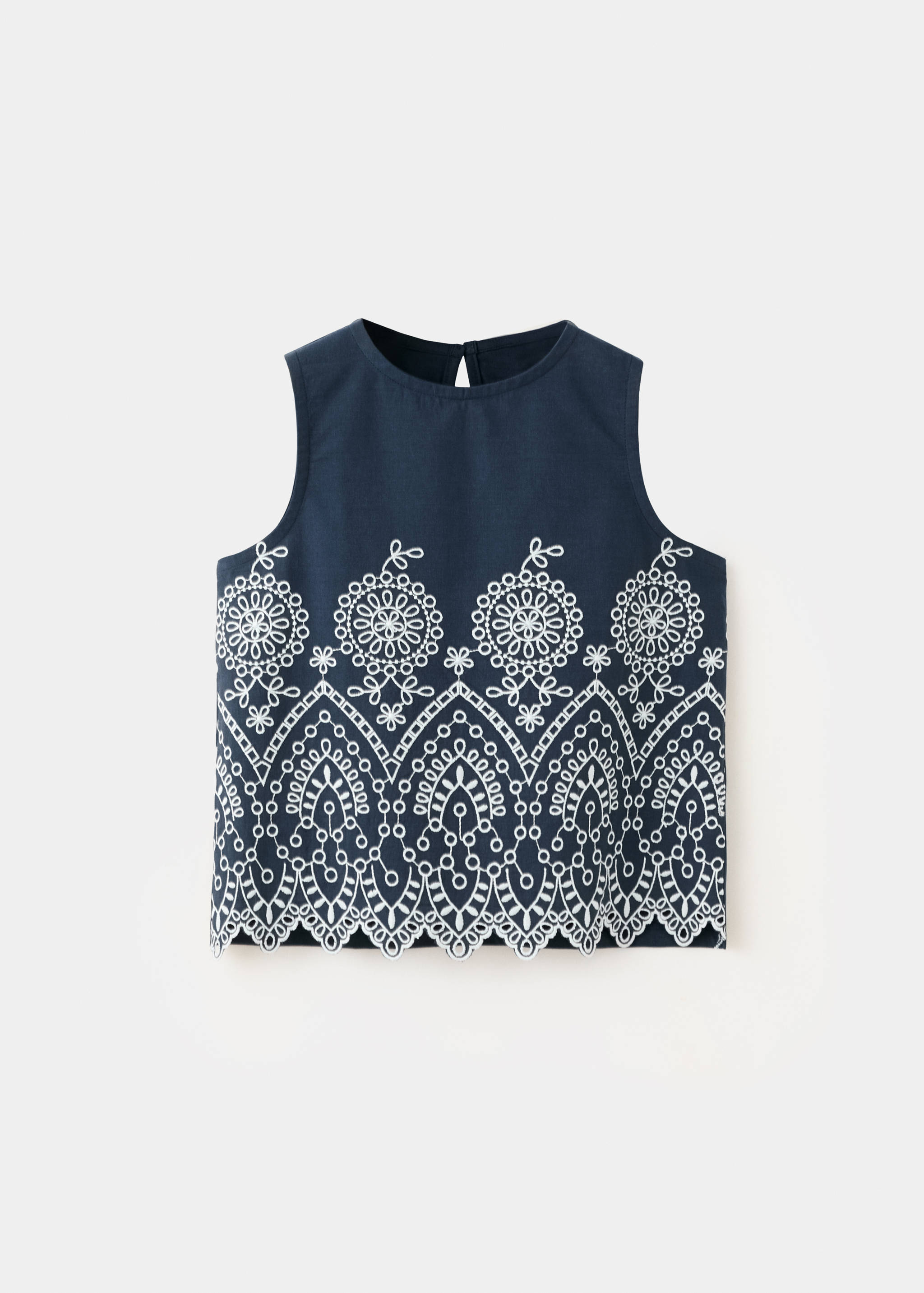 Embroidered cotton shirt - Article without model