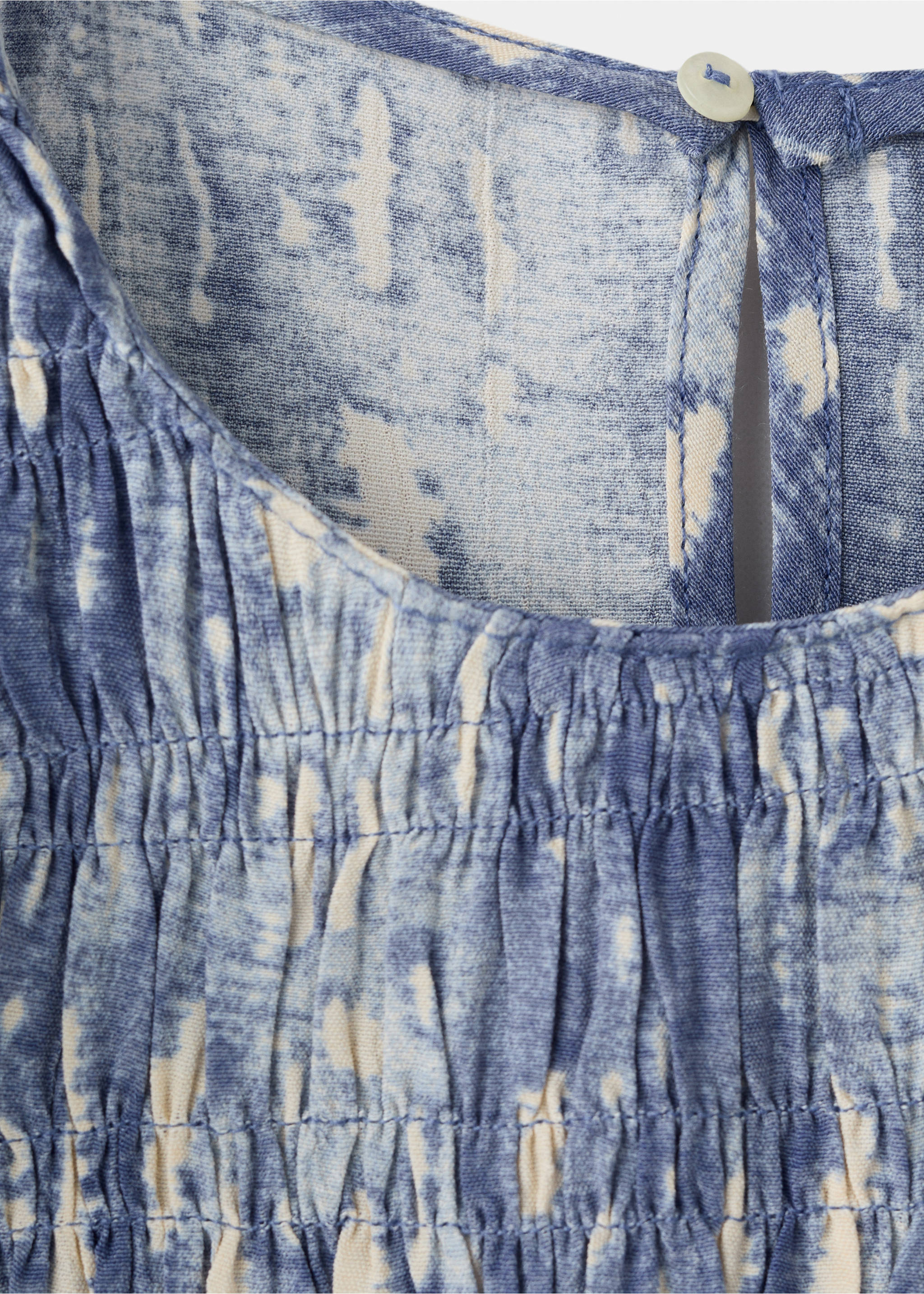 Top estampado tye-dye - Detalle del artículo 0, Azul. Ref: 27055980-00.