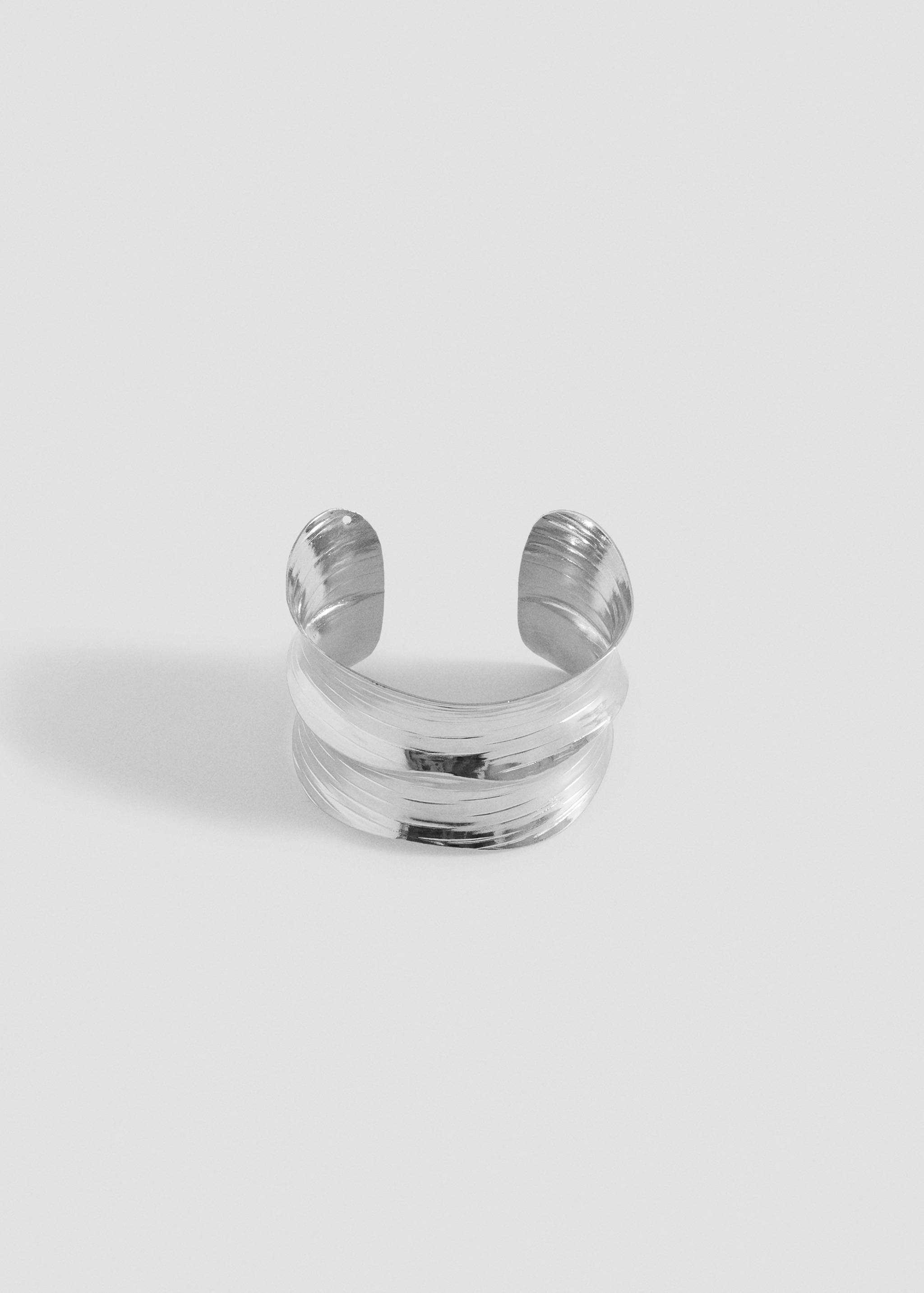 Жесткий браслет с рельефом - Изделие без модели