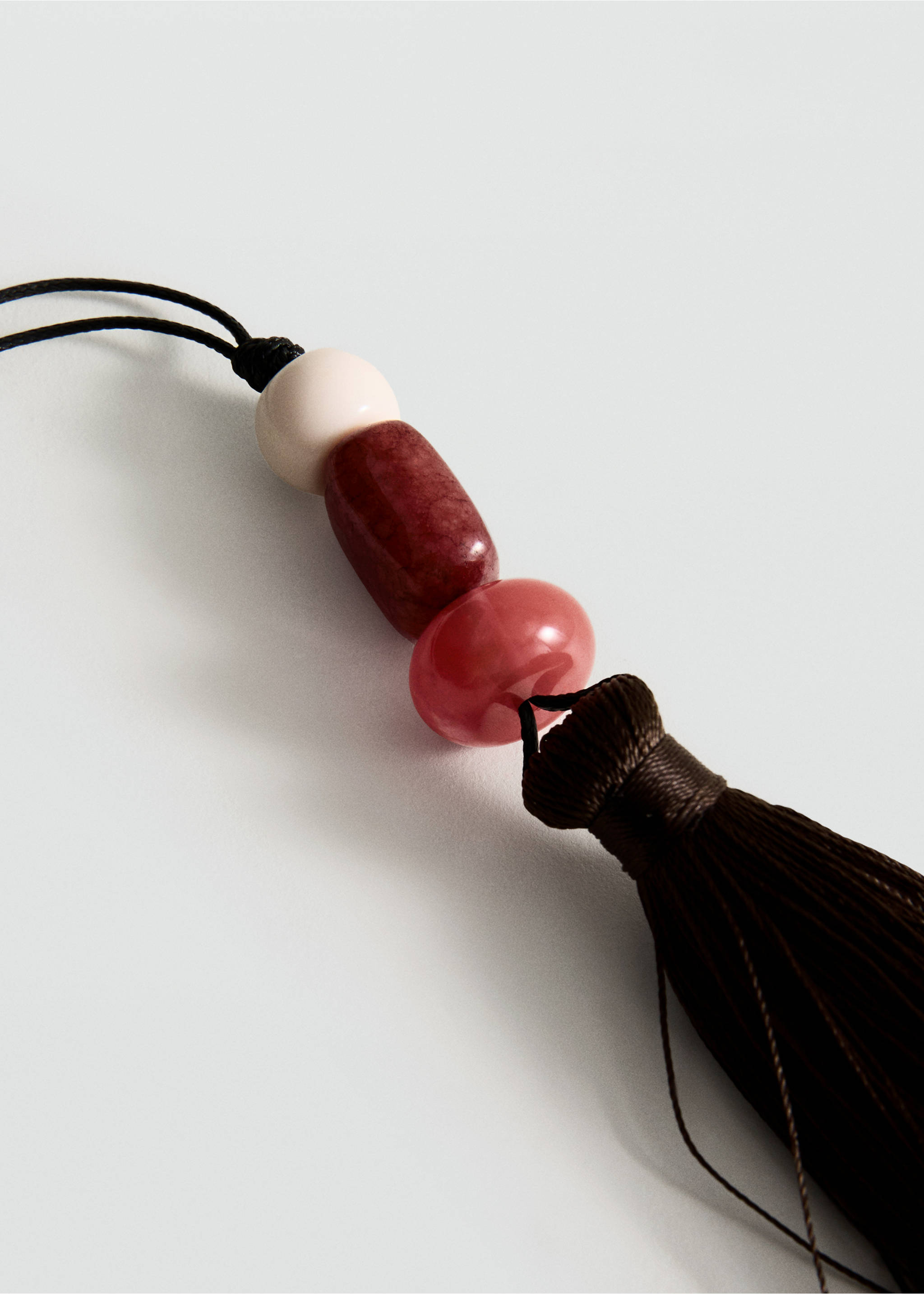 عقد به خرز مهدبة - رؤية وسط, بني. Ref: 27055986-00.