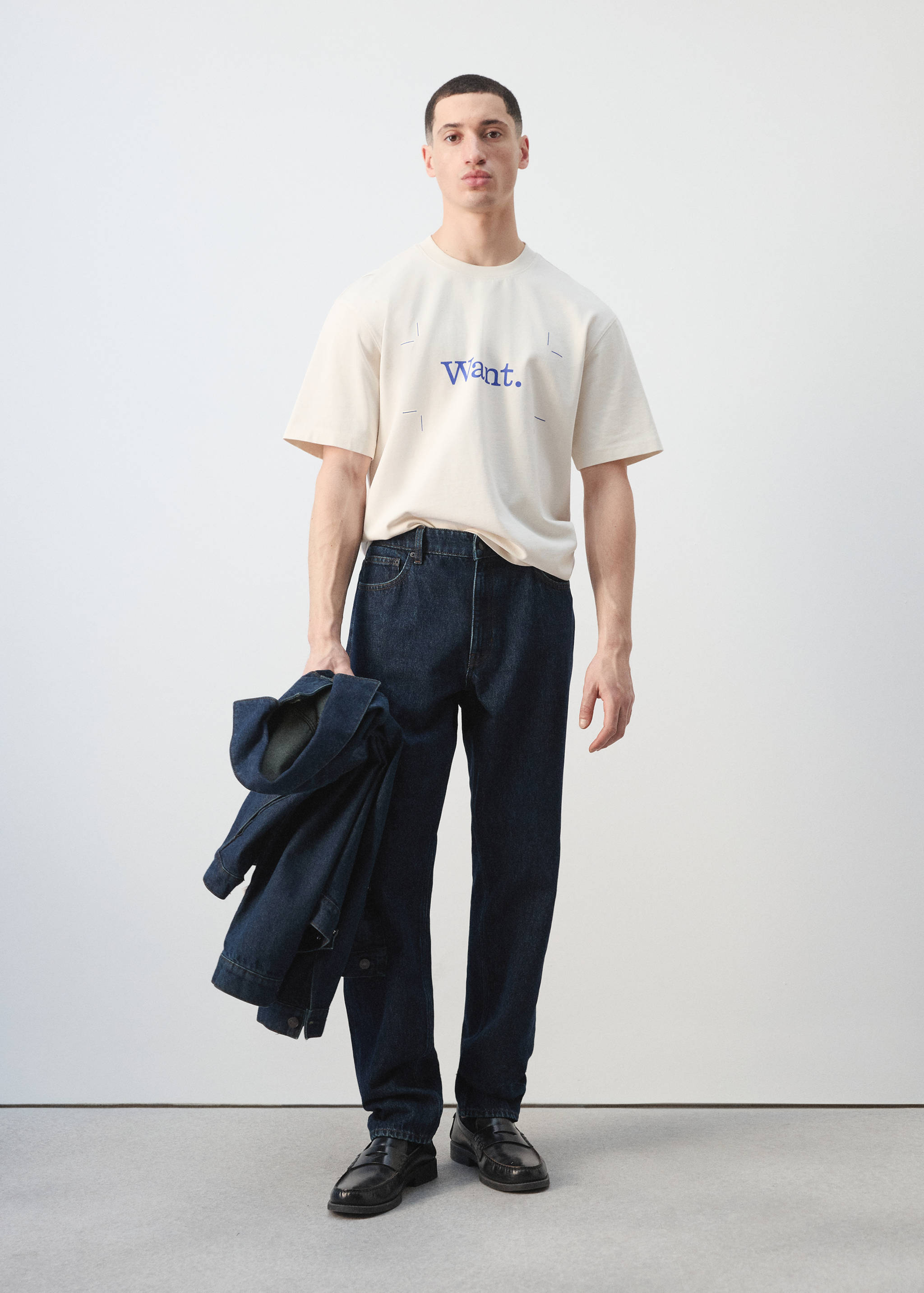 T-shirt 100 % coton imprimé - Plan général