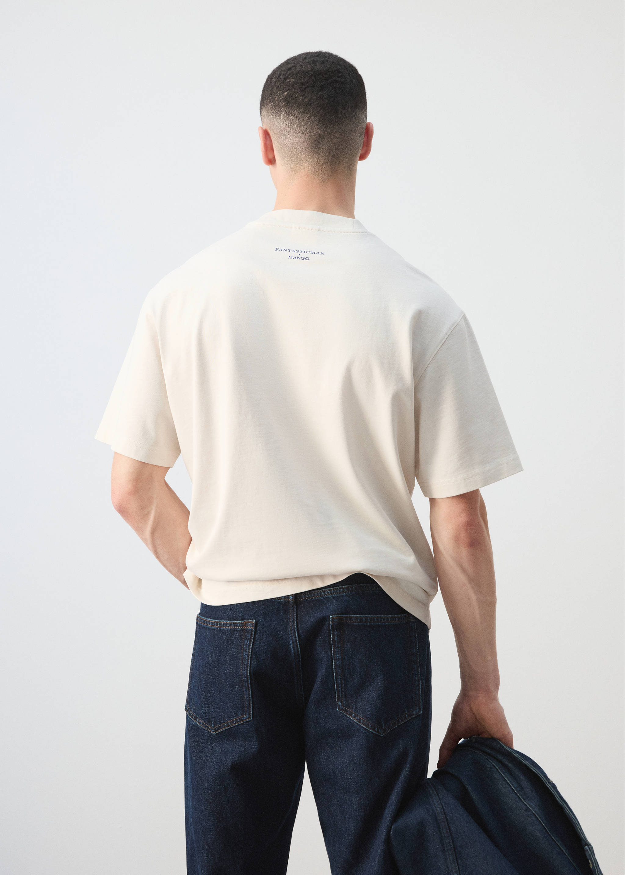 T-shirt 100 % coton imprimé - Verso de l’article