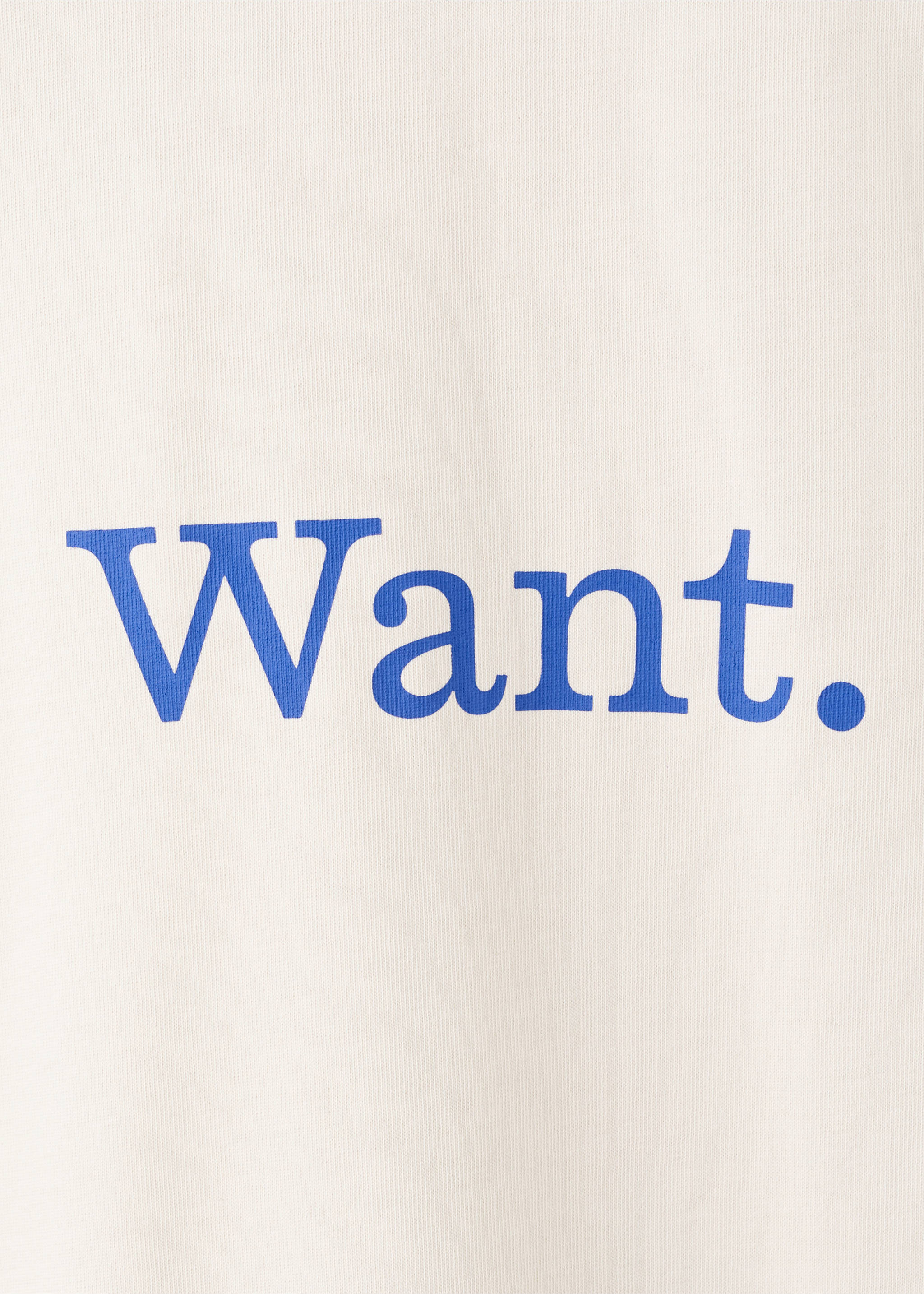 T-shirt 100 % coton imprimé - Détail de l'article 8, Blanc cassé. Ref: 27055989-00.